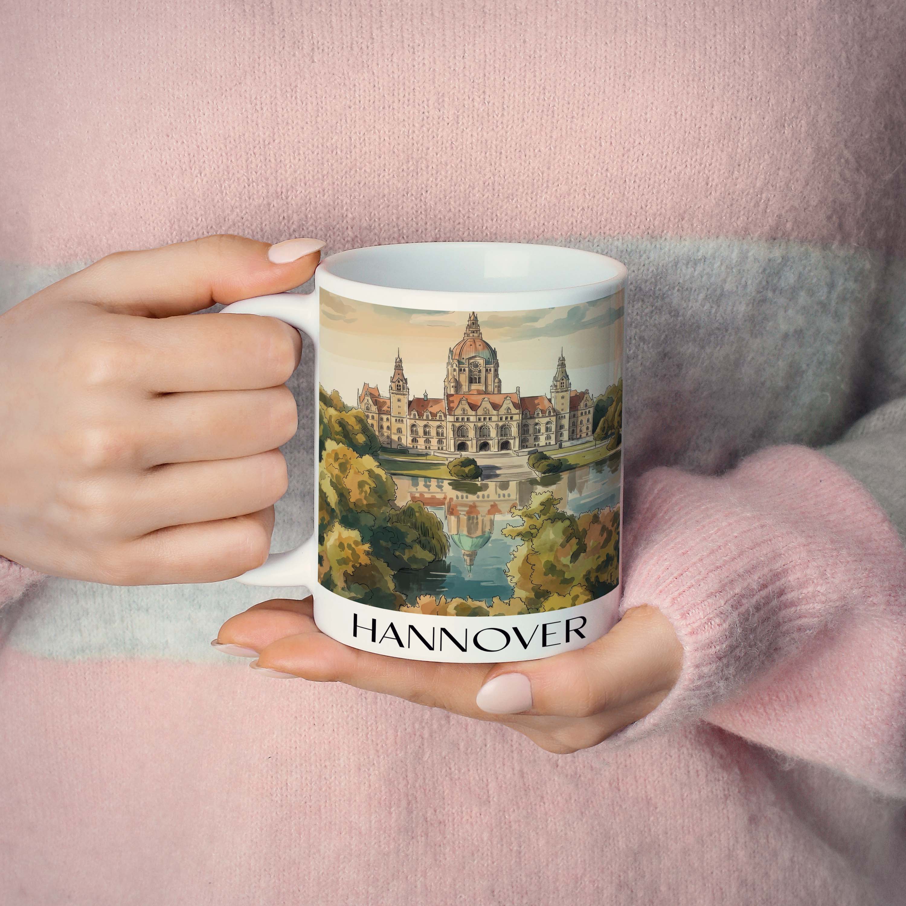 hannover-deutschland-kaffeebecher-aquarell