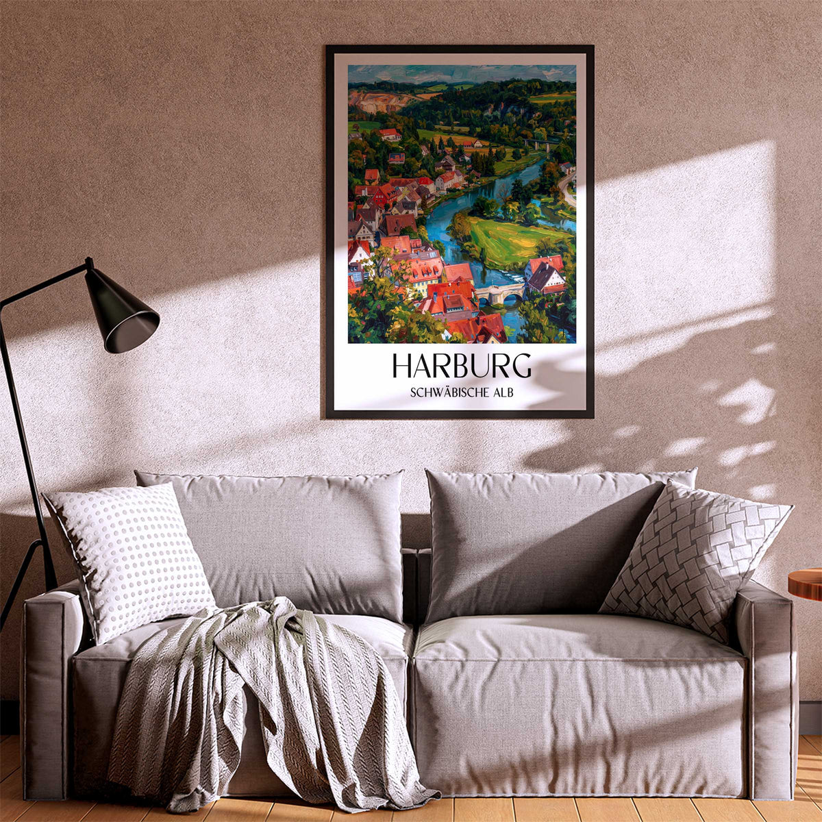 harburg-schwäbische-alb-deutschland-poster-oil-painting-oelgemaelde