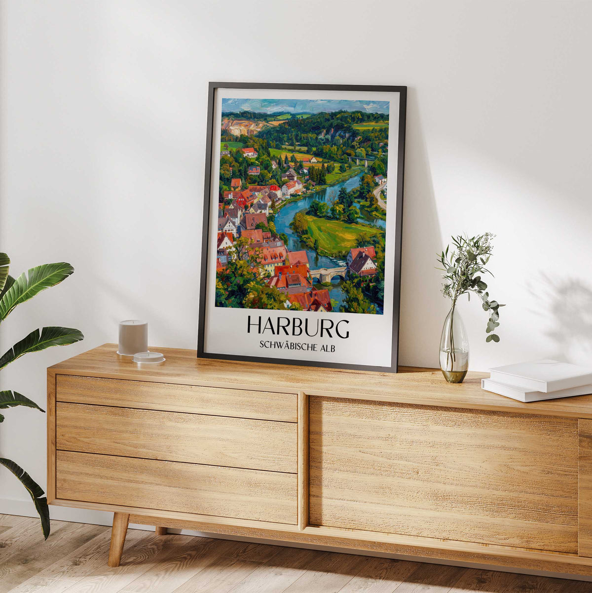 harburg-schwäbische-alb-deutschland-poster-oil-painting-oelgemaelde