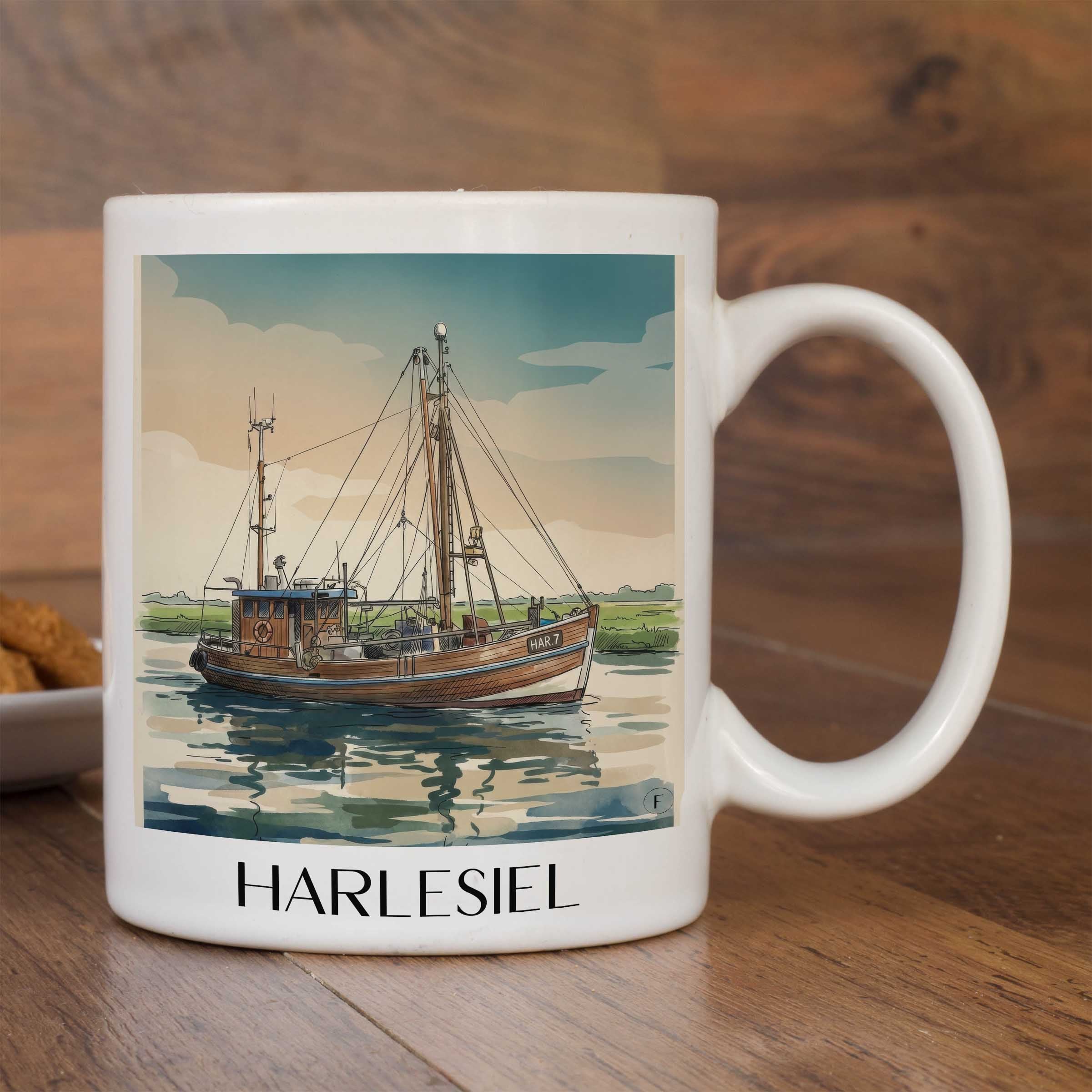 harlesiel-ostfriesland-deutschland-kaffeebecher-aquarell
