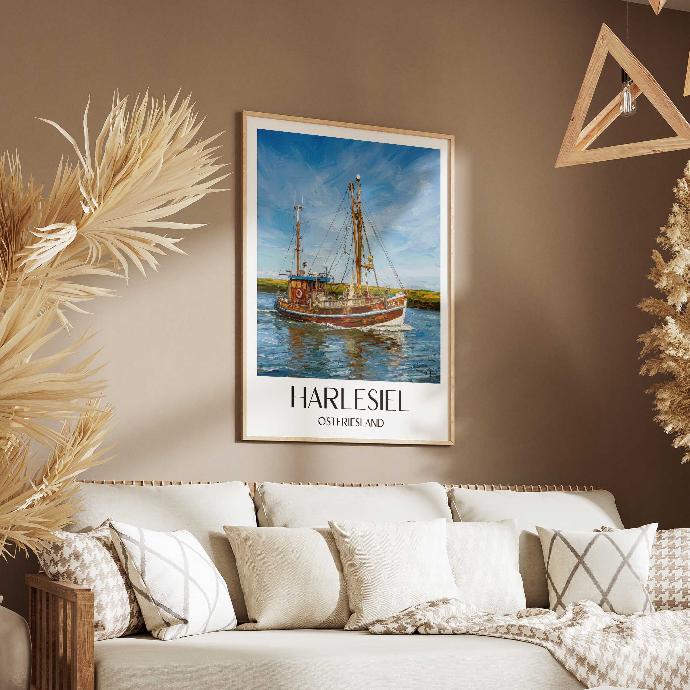 harlesiel-ostfriesland-deutschland-poster-oil-painting-oelgemaelde