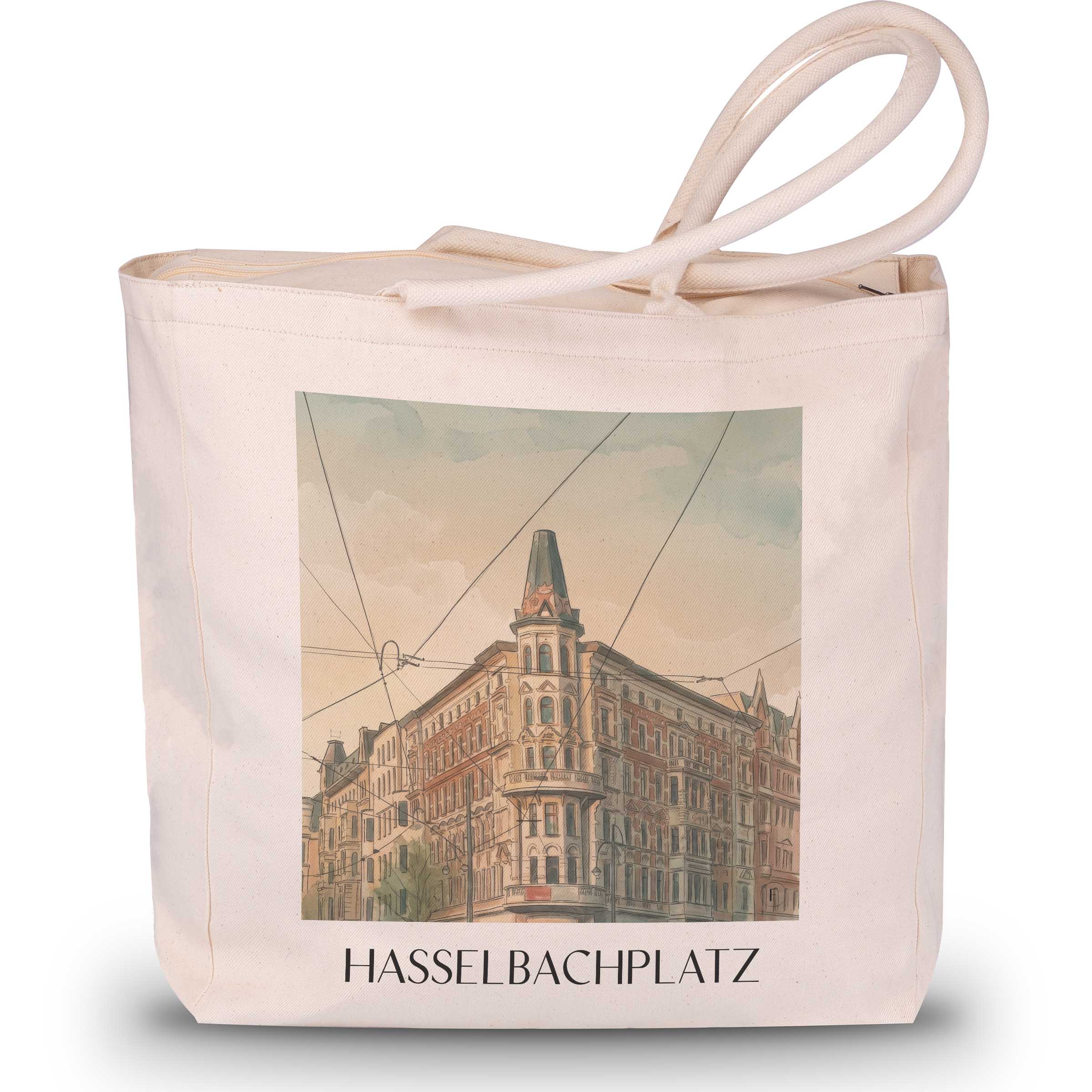 hasselbachplatz-magdeburg-deutschland-einkaufstasche-aquarell