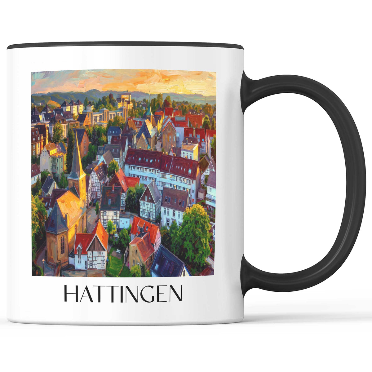 hattingen-ruhrgebiet-deutschland-kaffeebecher-oil-painting-oelgemaelde