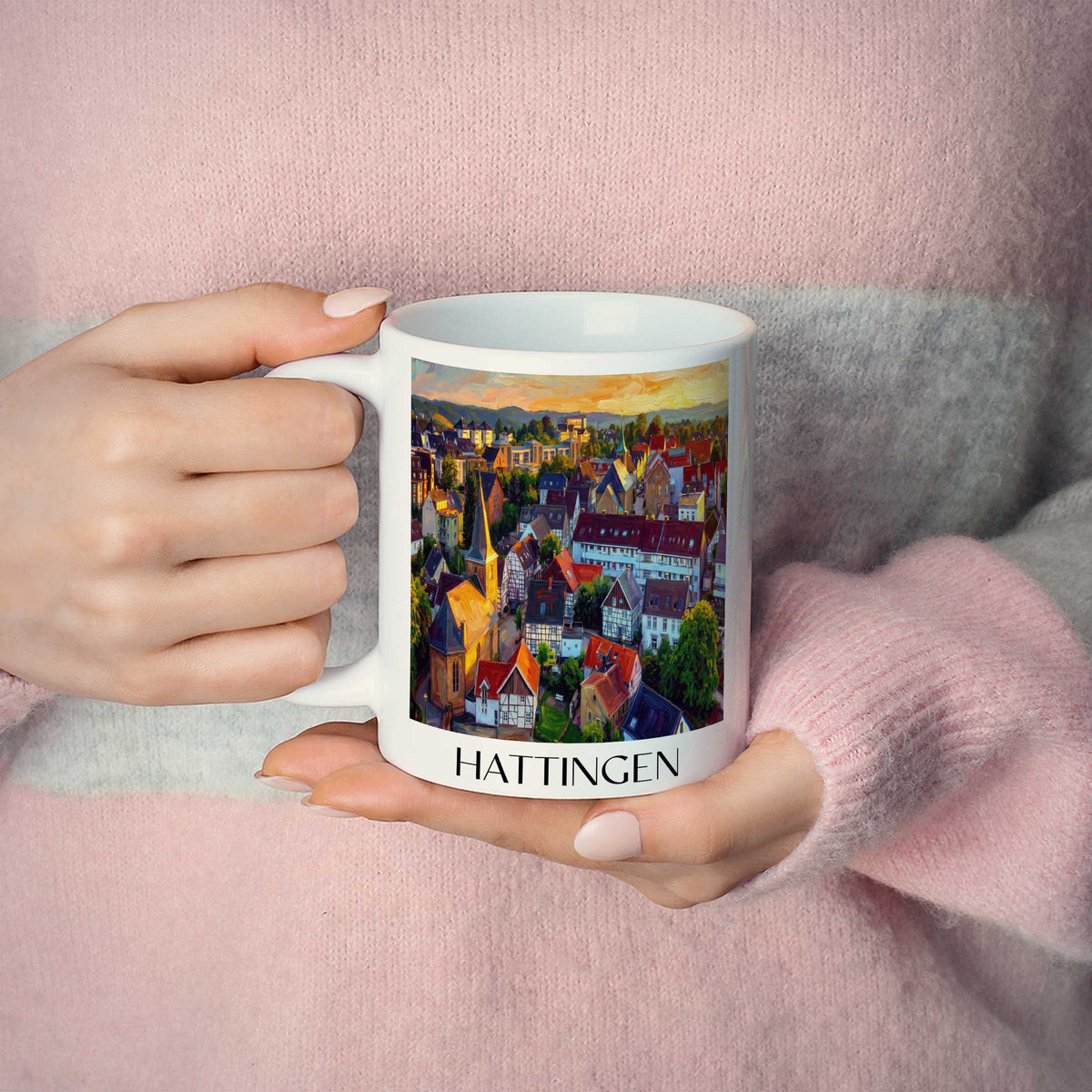 hattingen-ruhrgebiet-deutschland-kaffeebecher-oil-painting-oelgemaelde