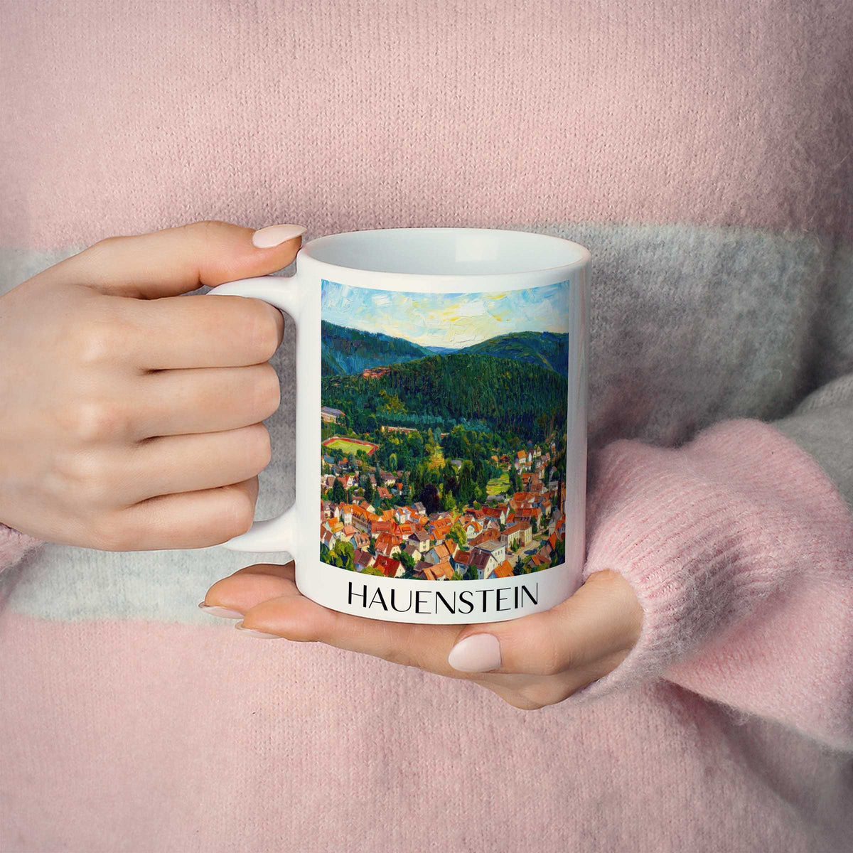 hauenstein-pfälzerwald-deutschland-kaffeebecher-oil-painting-oelgemaelde