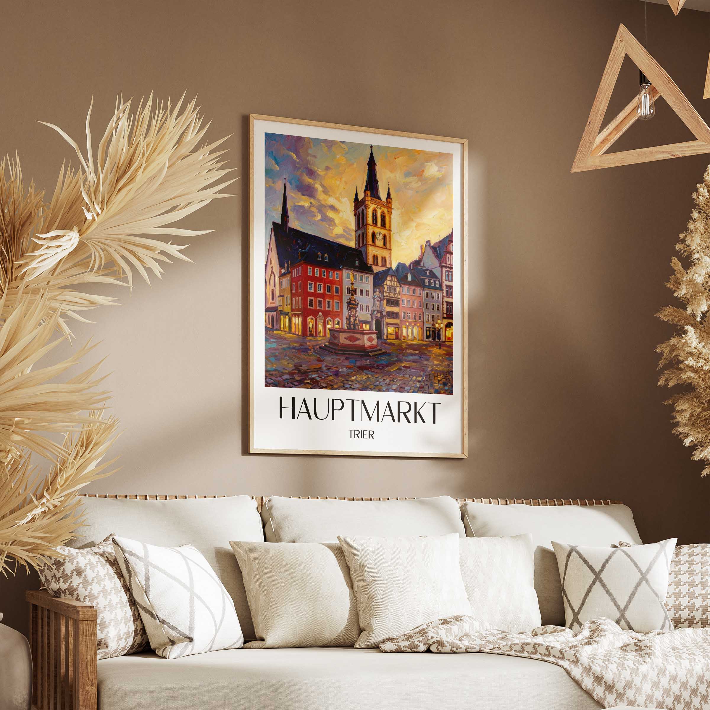 hauptmarkt-trier-deutschland-poster-oil-painting-oelgemaelde