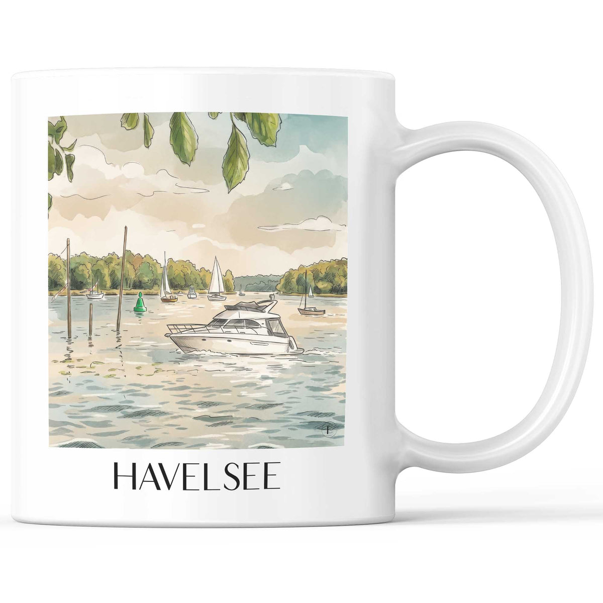 havelsee-havelland-deutschland-kaffeebecher-aquarell