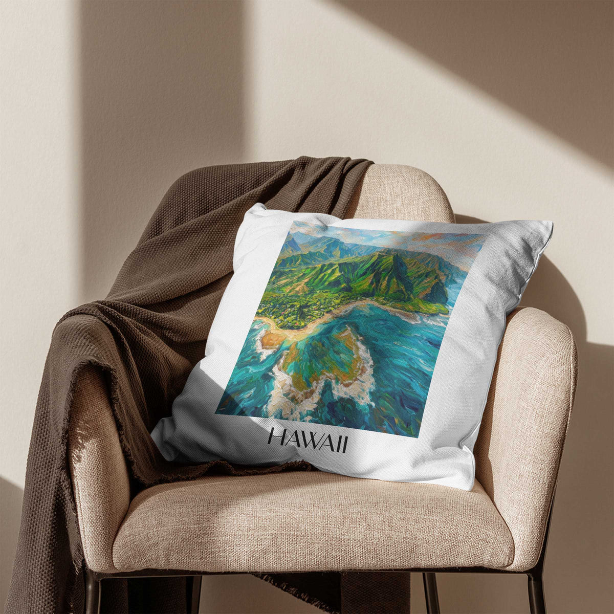 hawaii-vereinigte-staaten-vereinigte-staaten-kissenbezug-oil-painting-oelgemaelde