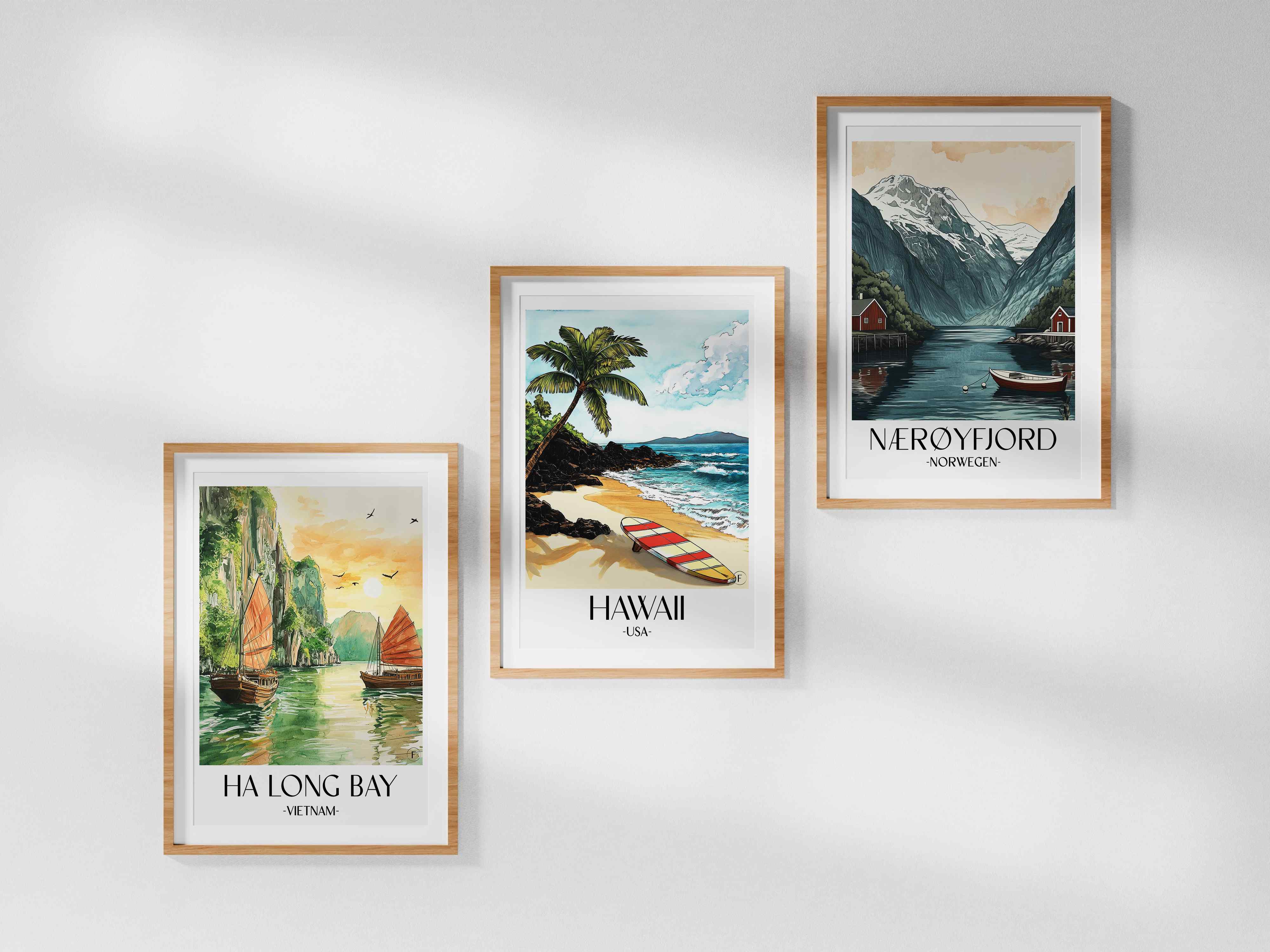 hawaii-vereinigte-staaten-poster-aquarell