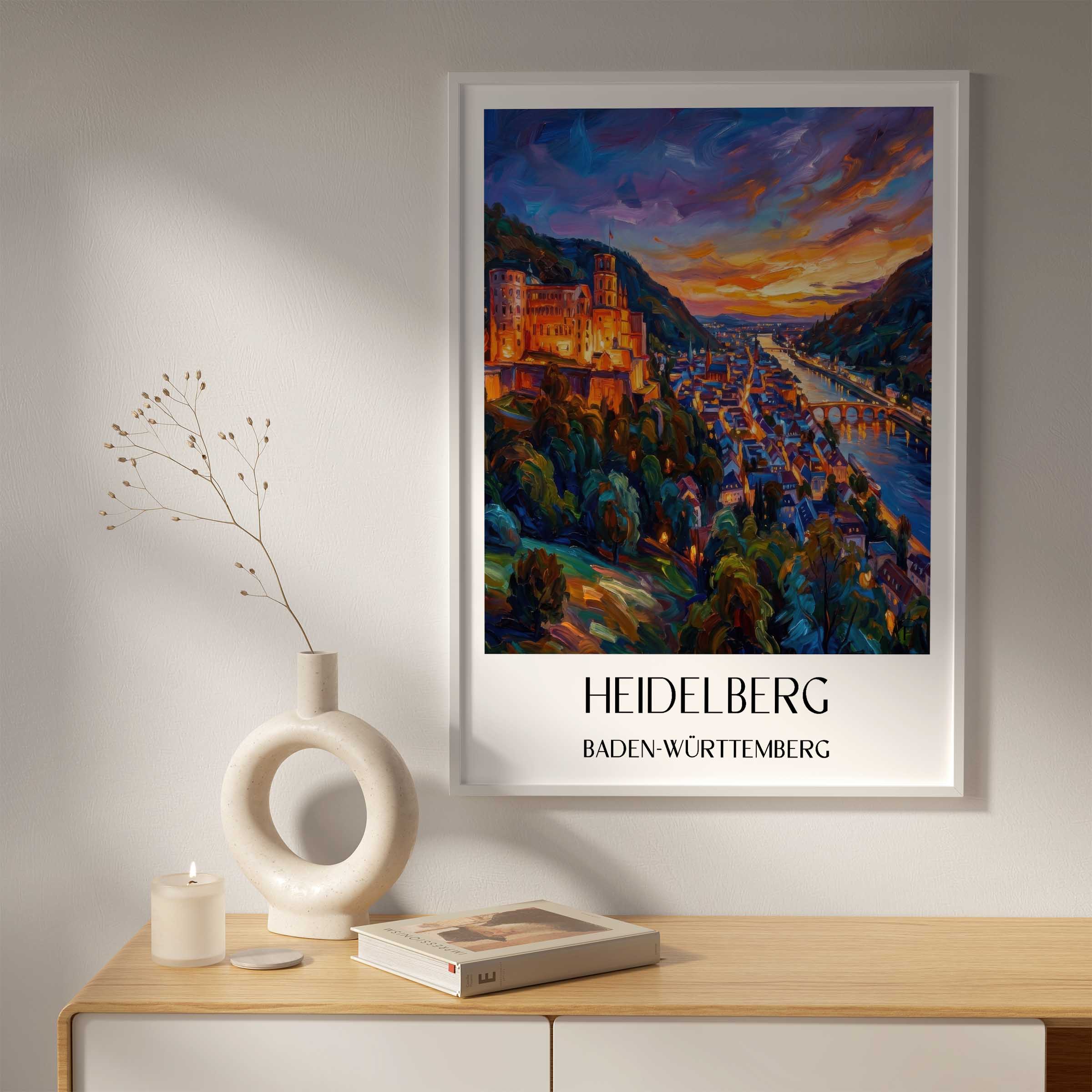 heidelberg-(bei-nacht)-baden-württemberg-deutschland-poster-oil-painting-oelgemaelde