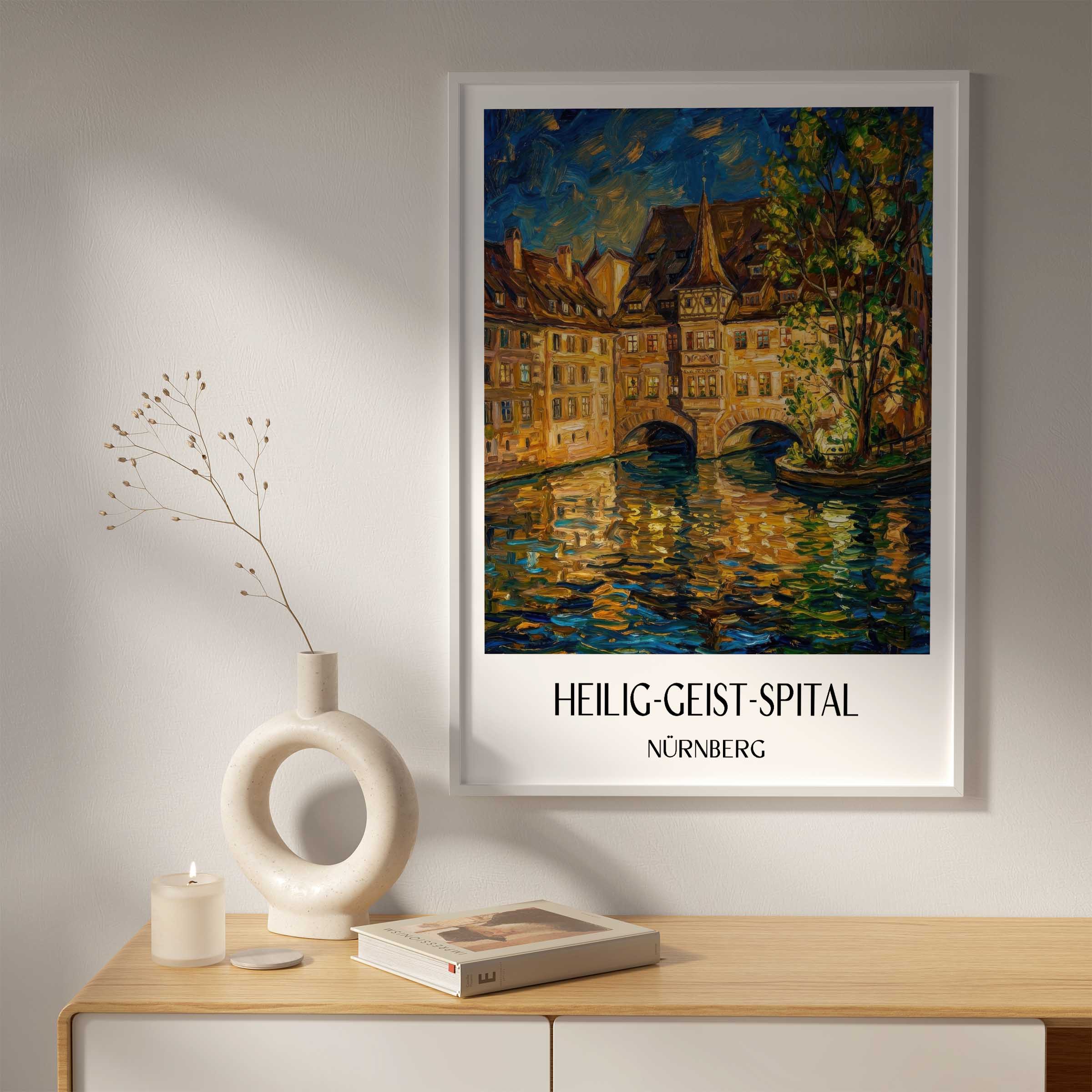 heilig-geist-spital-nürnberg-deutschland-poster-oil-painting-oelgemaelde