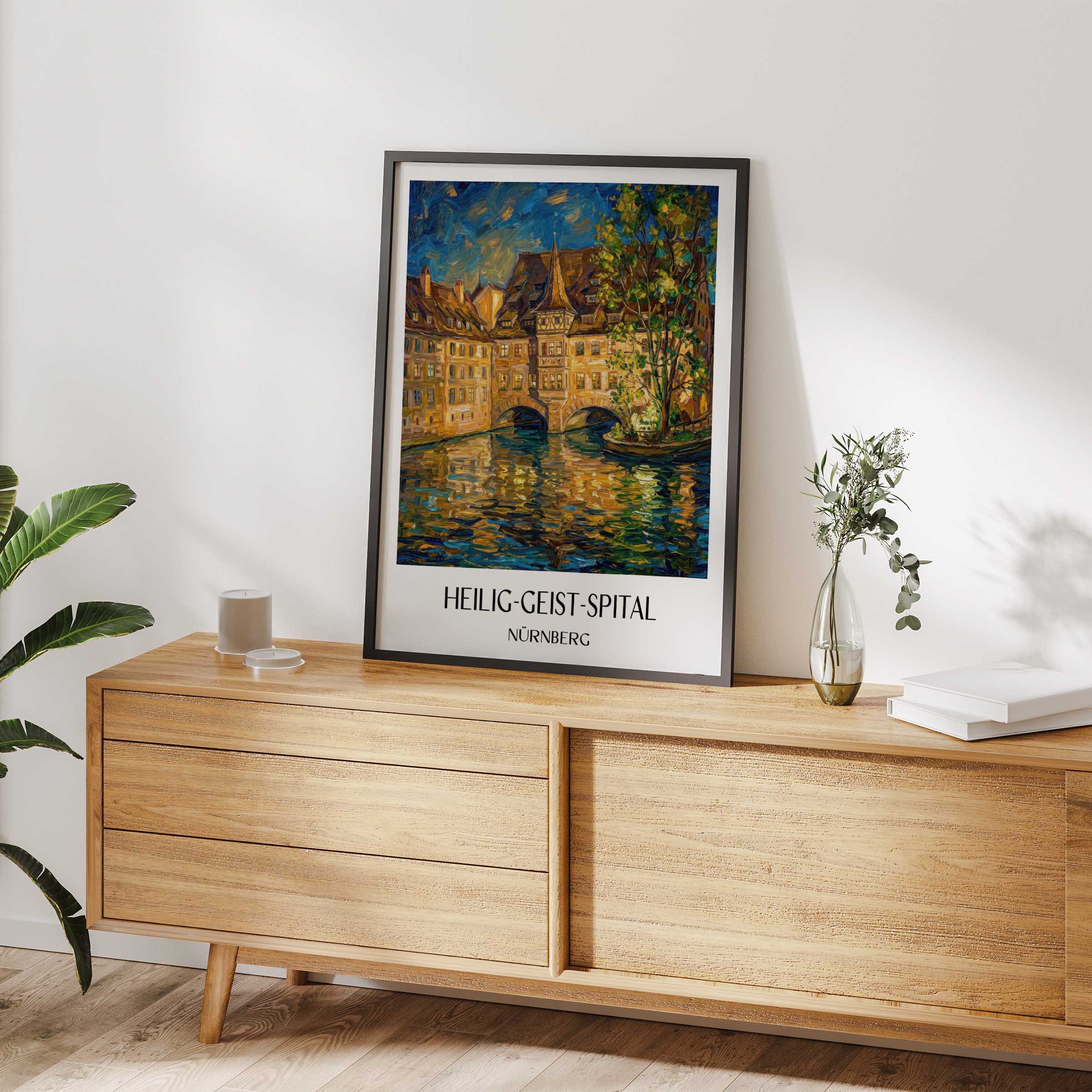 heilig-geist-spital-nürnberg-deutschland-poster-oil-painting-oelgemaelde