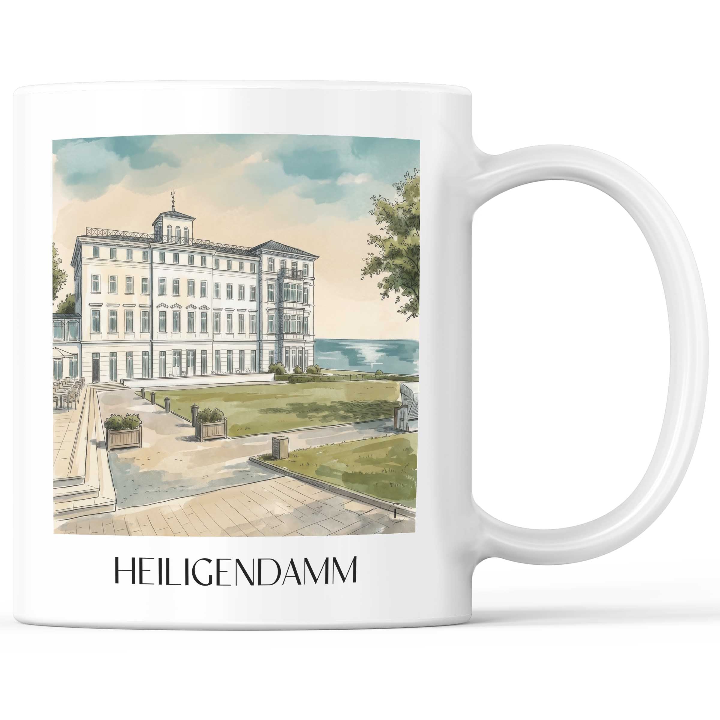 heiligendamm-mecklenburg-deutschland-kaffeebecher-aquarell