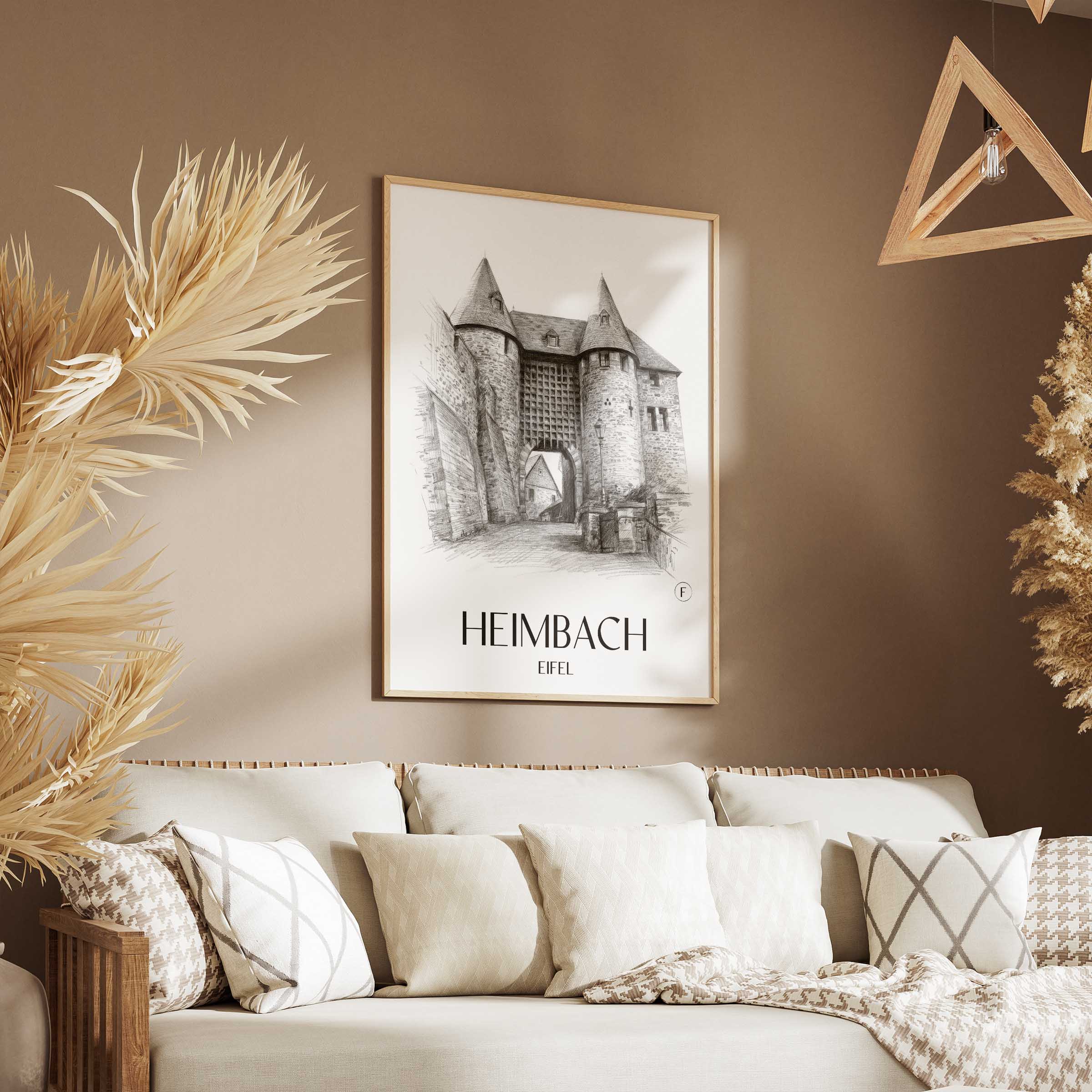 heimbach-eifel-deutschland-poster-bleistift-zeichnung-drawing