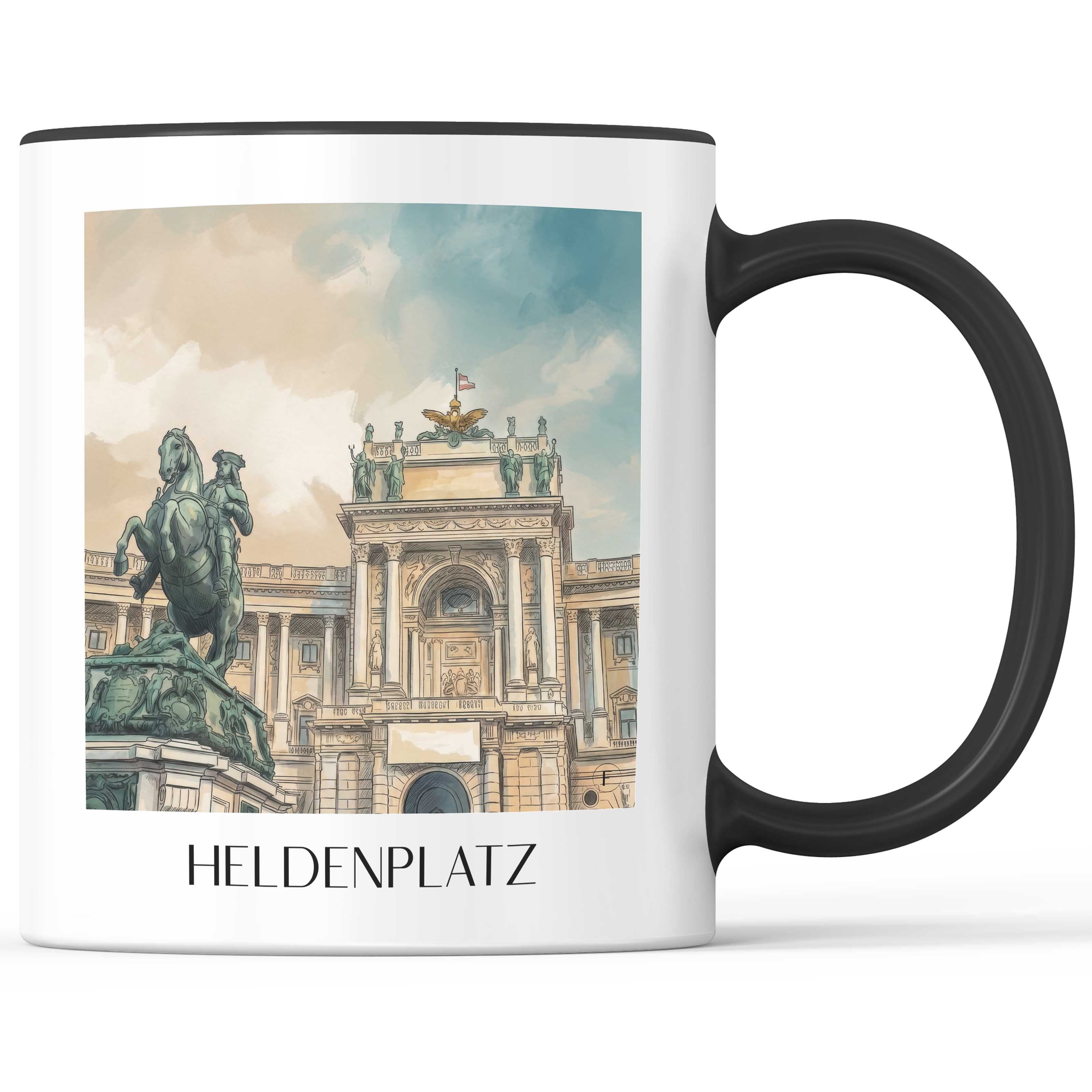 heldenplatz-wien-österreich-kaffeebecher-aquarell