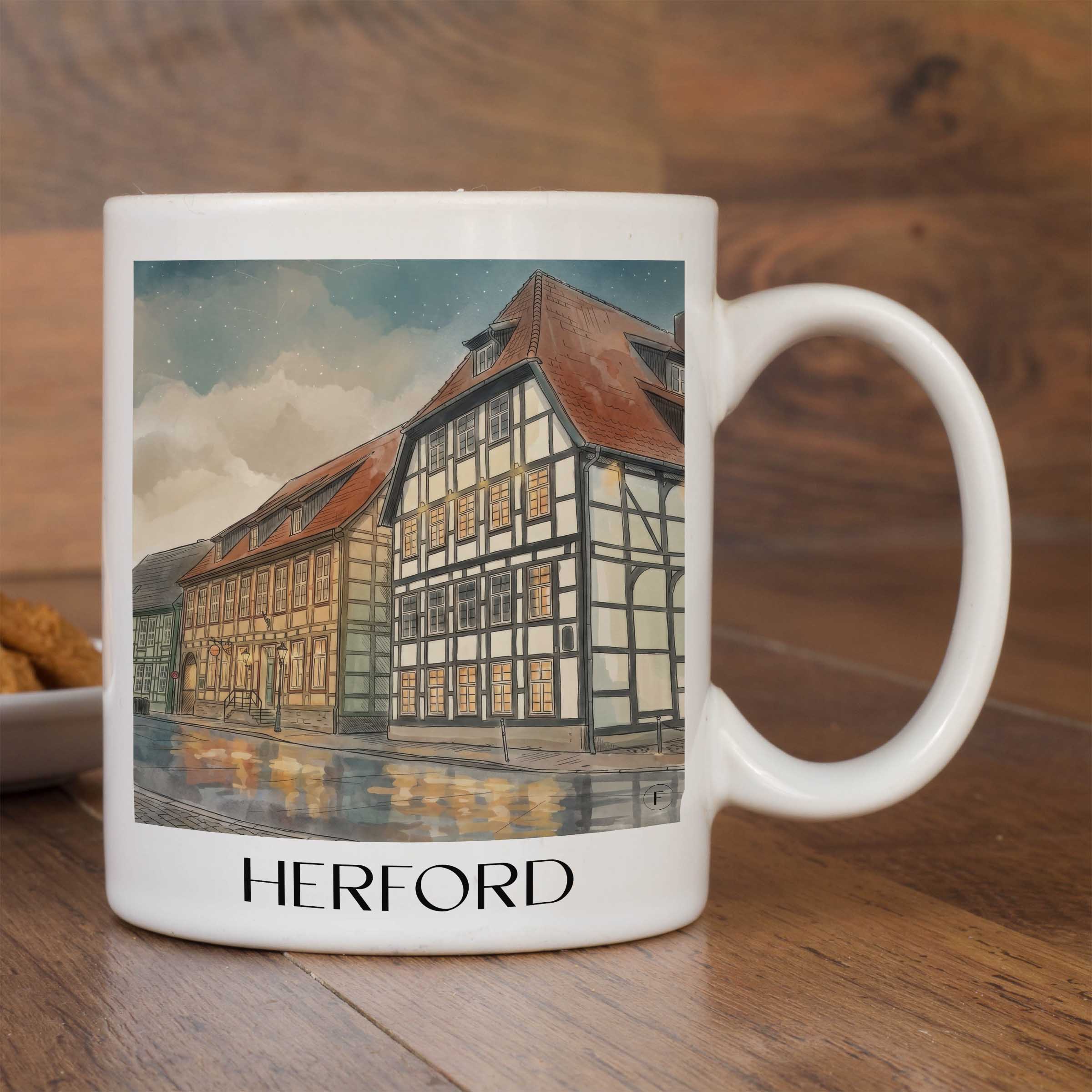 herford-ostwestfalen-deutschland-kaffeebecher-aquarell