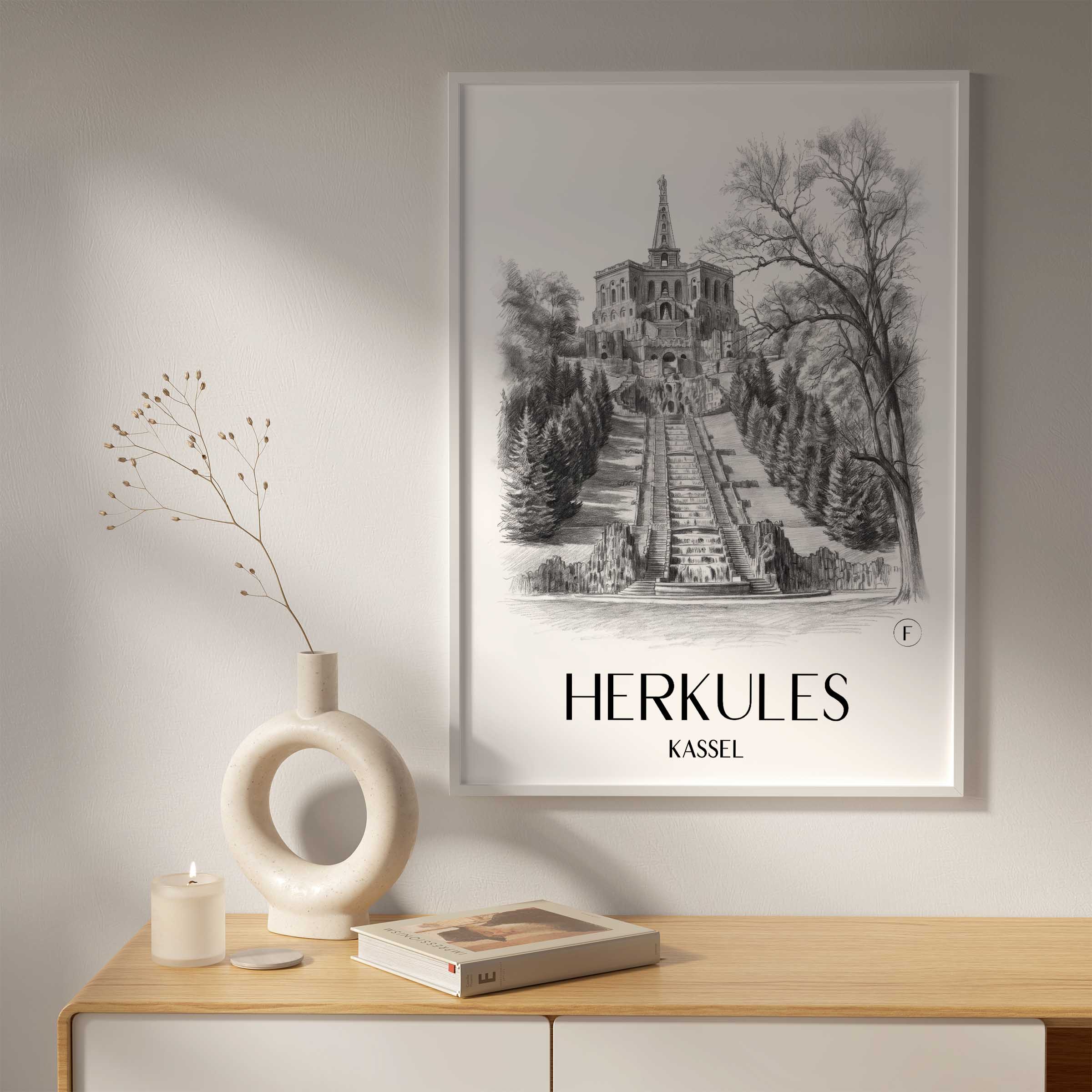 herkules-kassel-deutschland-poster-bleistift-zeichnung-drawing