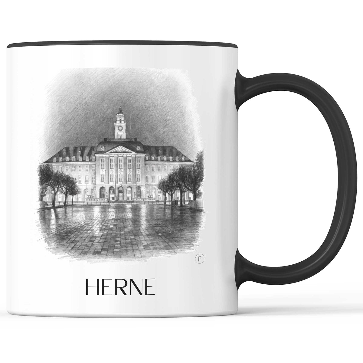 herne-ruhrgebiet-deutschland-kaffeebecher-bleistift-zeichnung-drawing