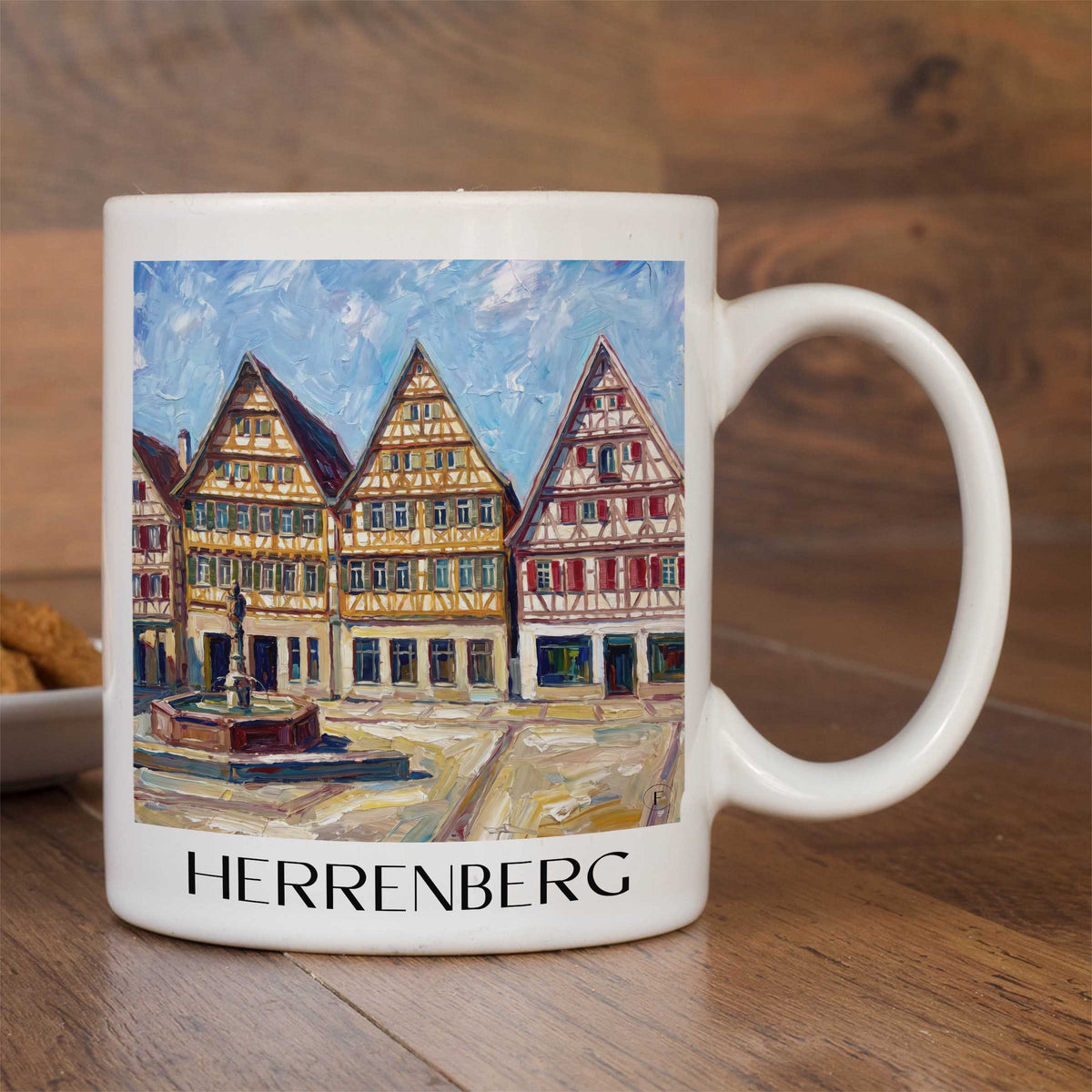 herrenberg-schönbuch-deutschland-kaffeebecher-oil-painting-oelgemaelde