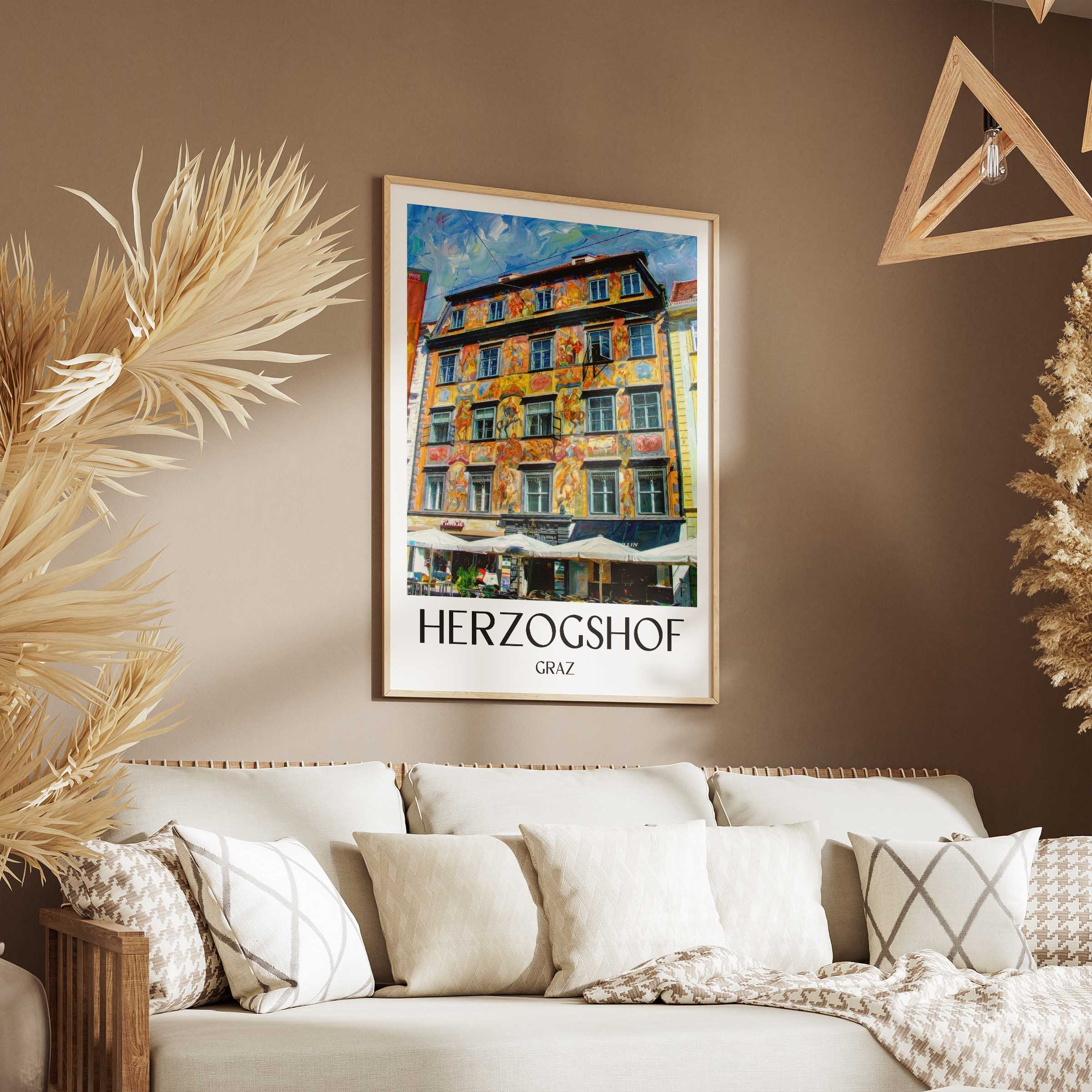herzogshof-graz-österreich-poster-oil-painting-oelgemaelde