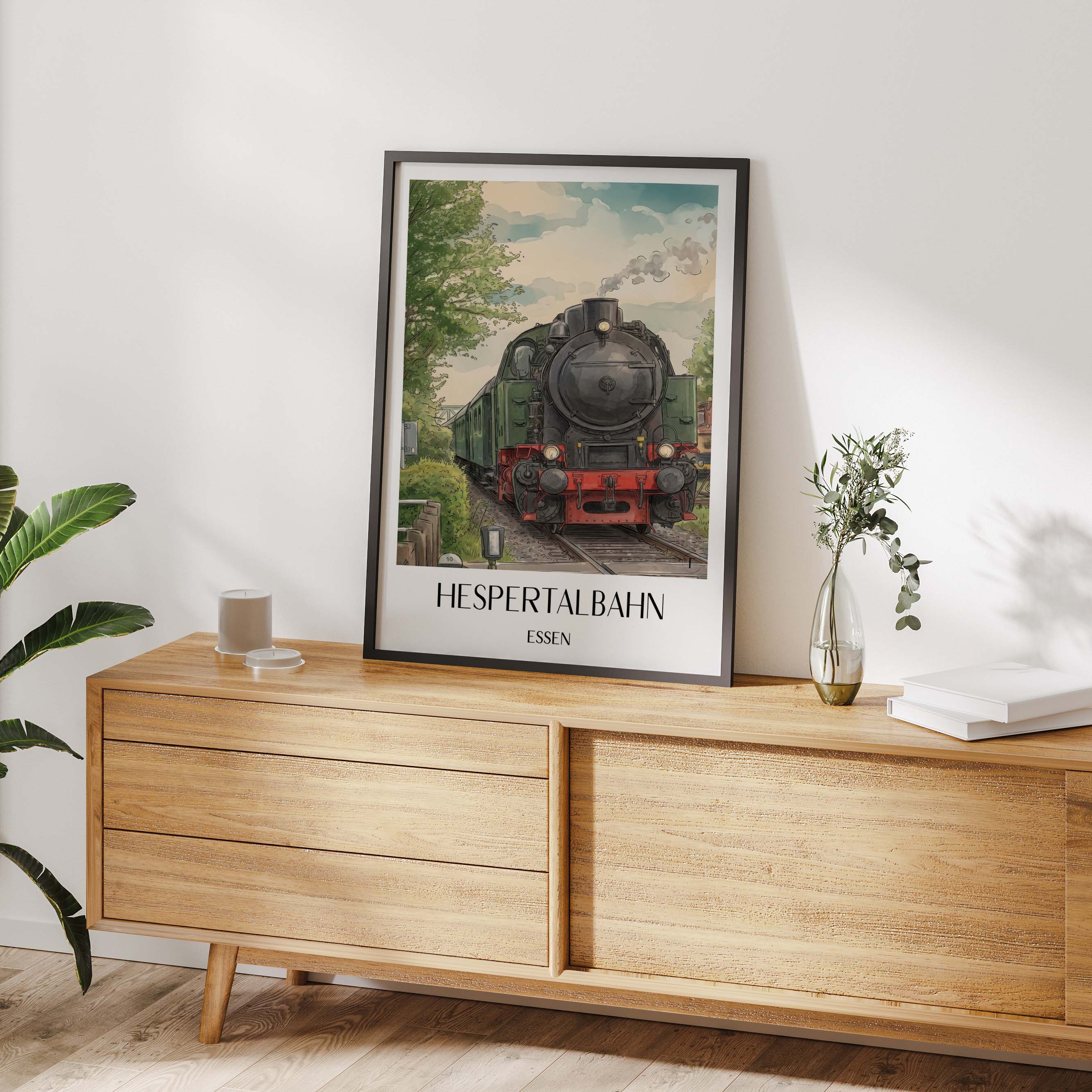 hespertalbahn-essen-deutschland-poster-aquarell
