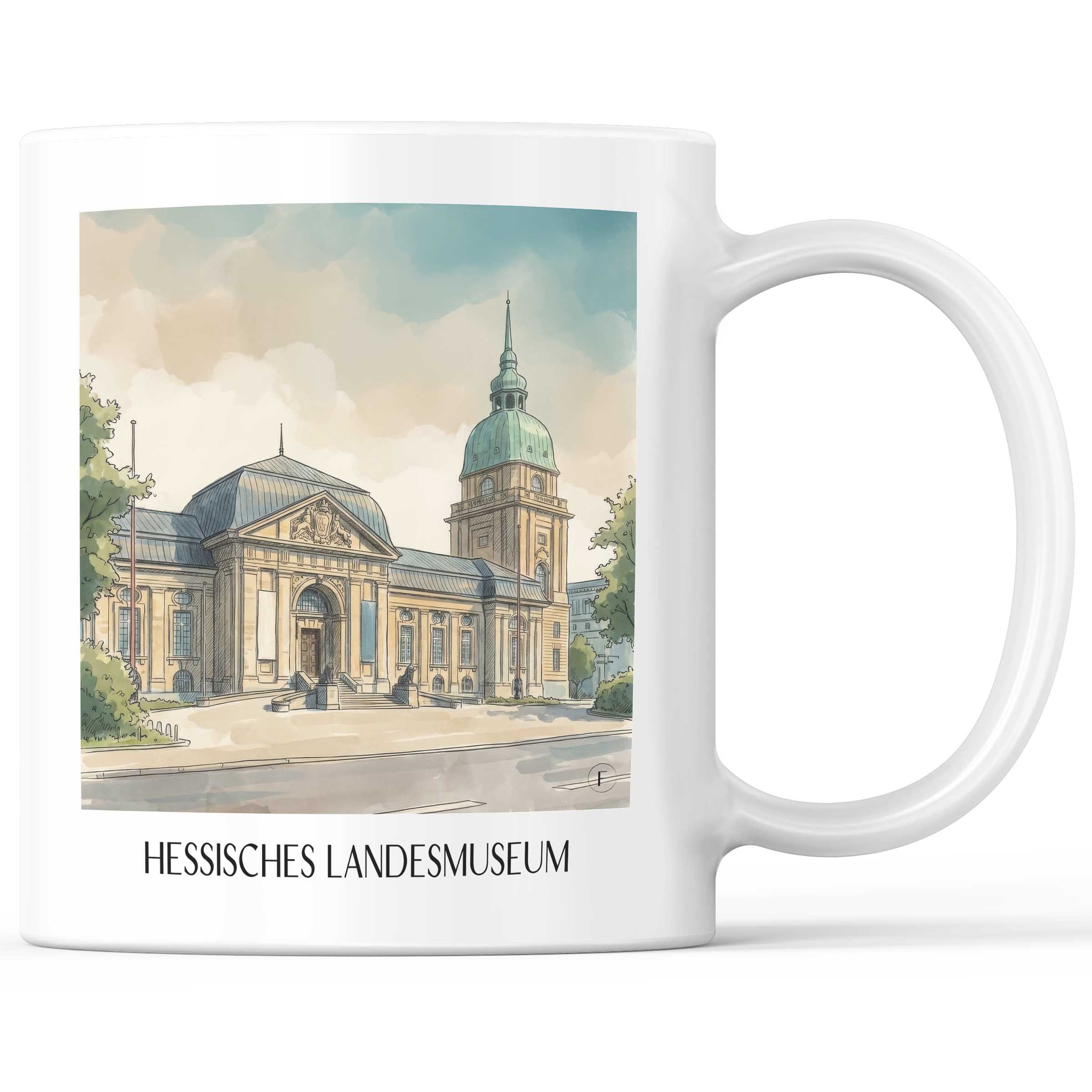 hessisches-landesmuseum-darmstadt-deutschland-kaffeebecher-aquarell
