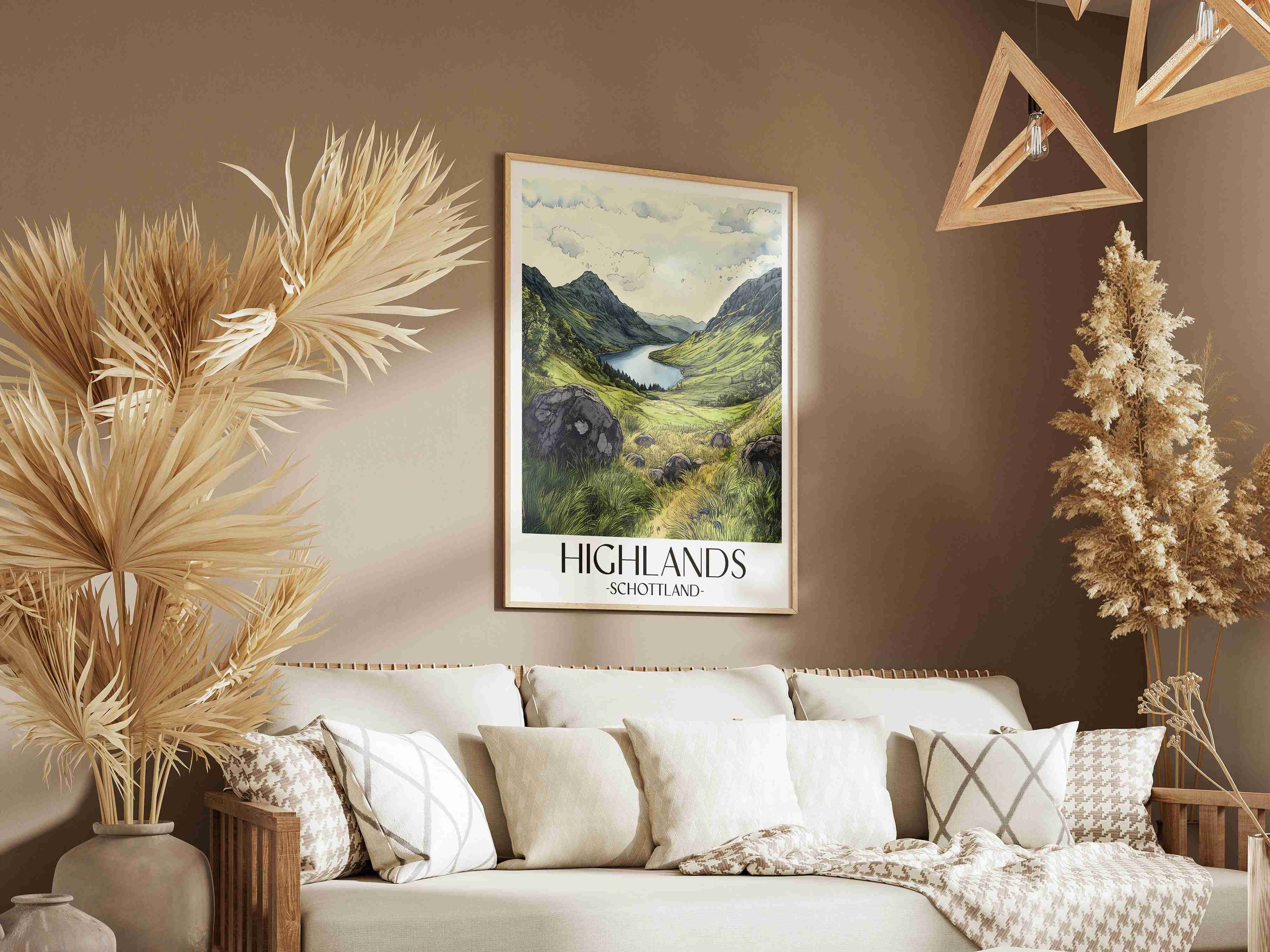 highlands-schottland-poster-aquarell