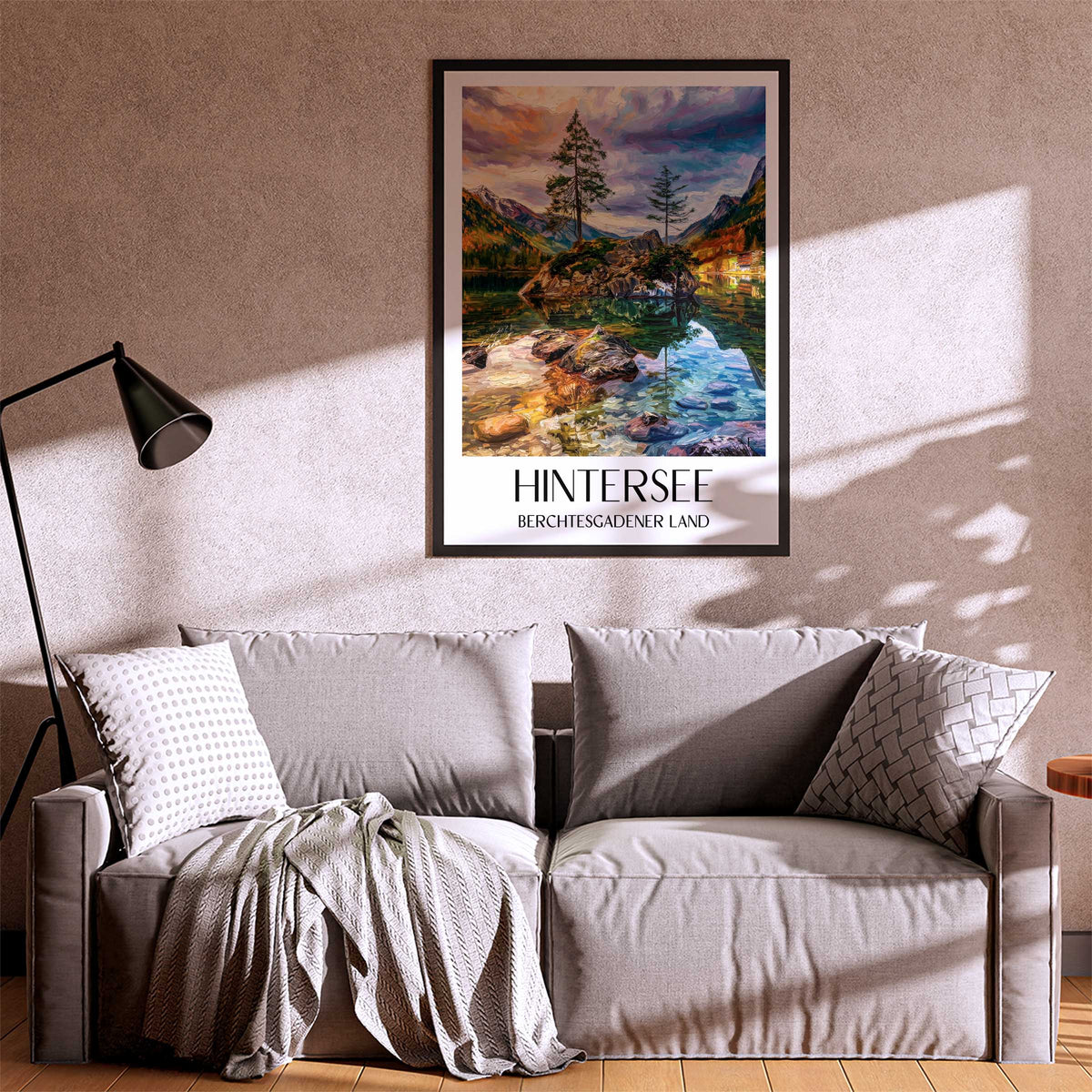 hintersee-berchtesgadener-land-deutschland-poster-oil-painting-oelgemaelde