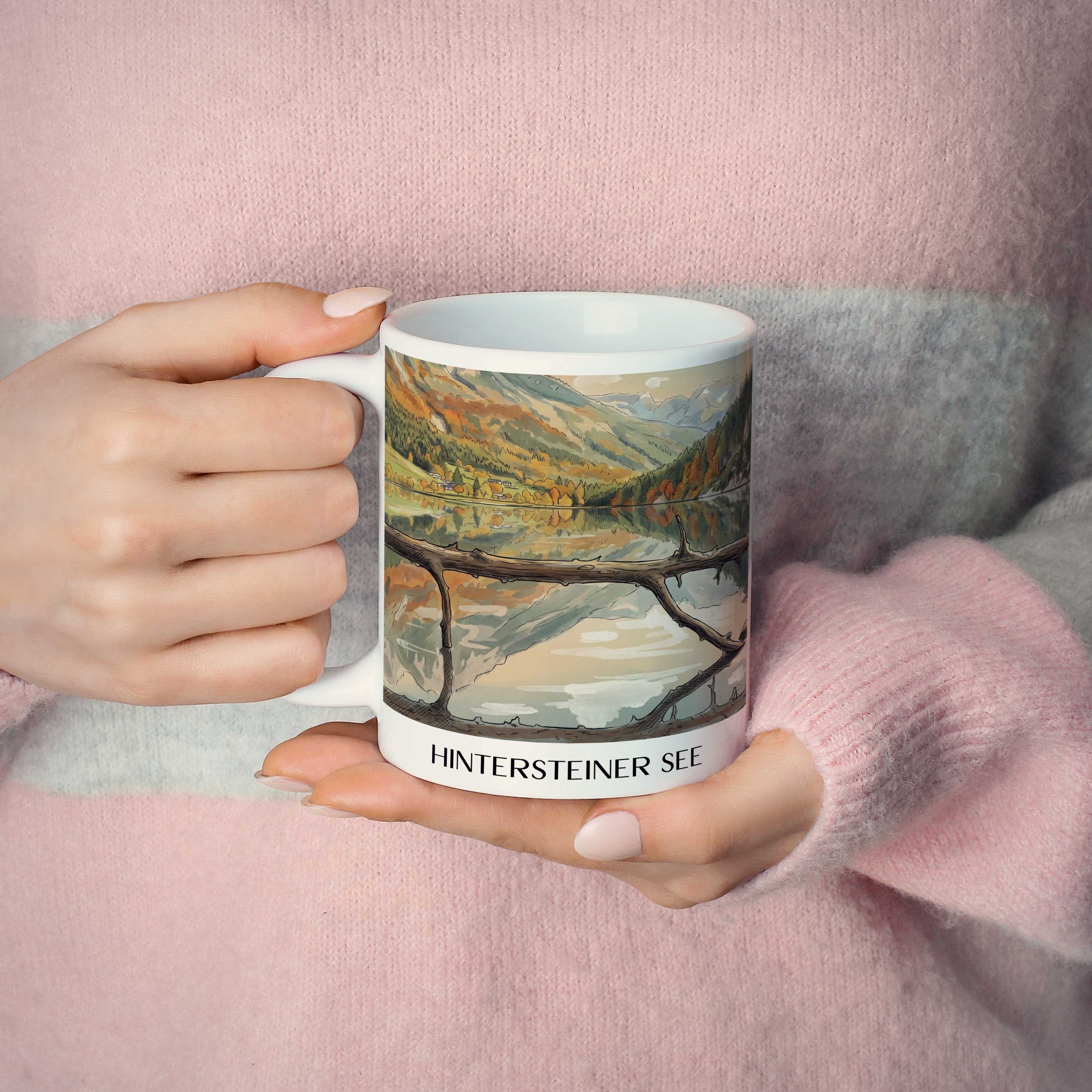hintersteiner-see-wilder-kaiser-österreich-kaffeebecher-aquarell
