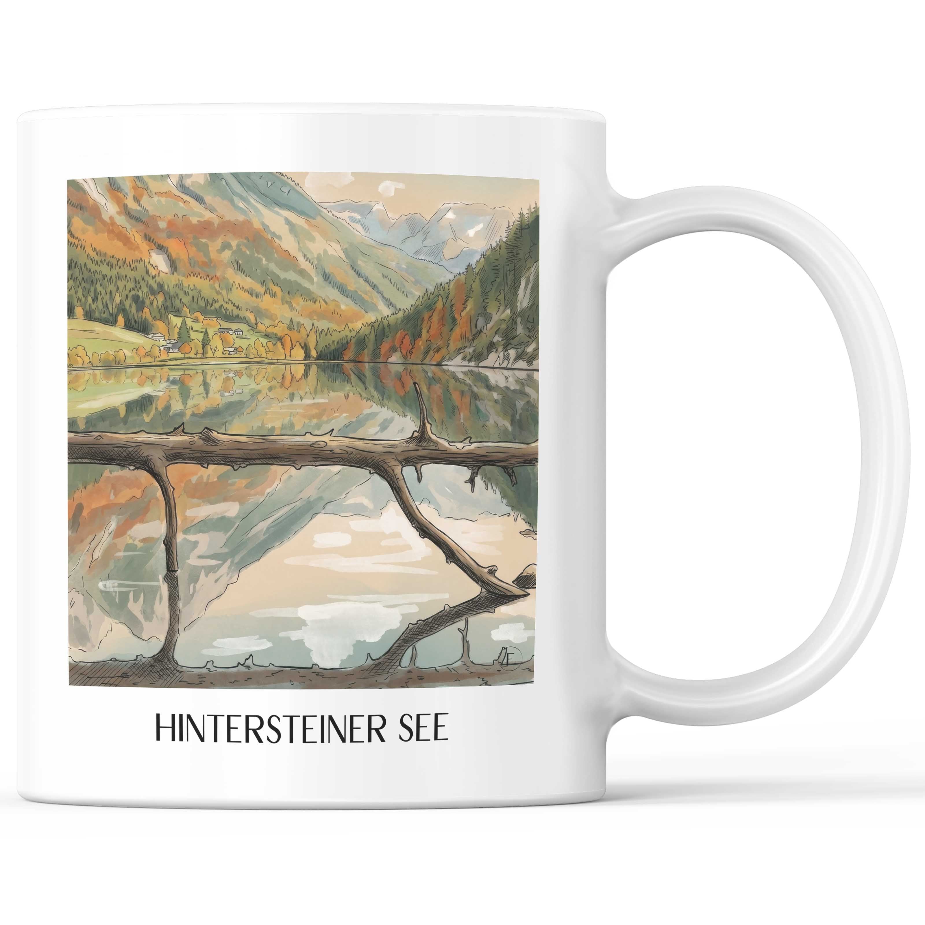 hintersteiner-see-wilder-kaiser-österreich-kaffeebecher-aquarell