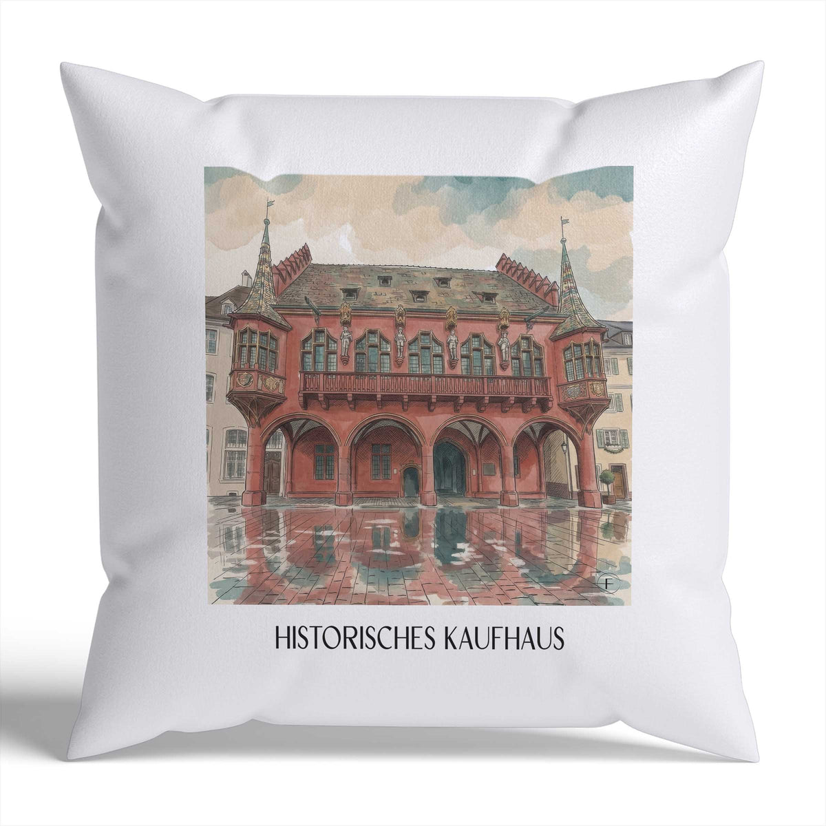 historisches-kaufhaus-freiburg-deutschland-kissenbezug-aquarell