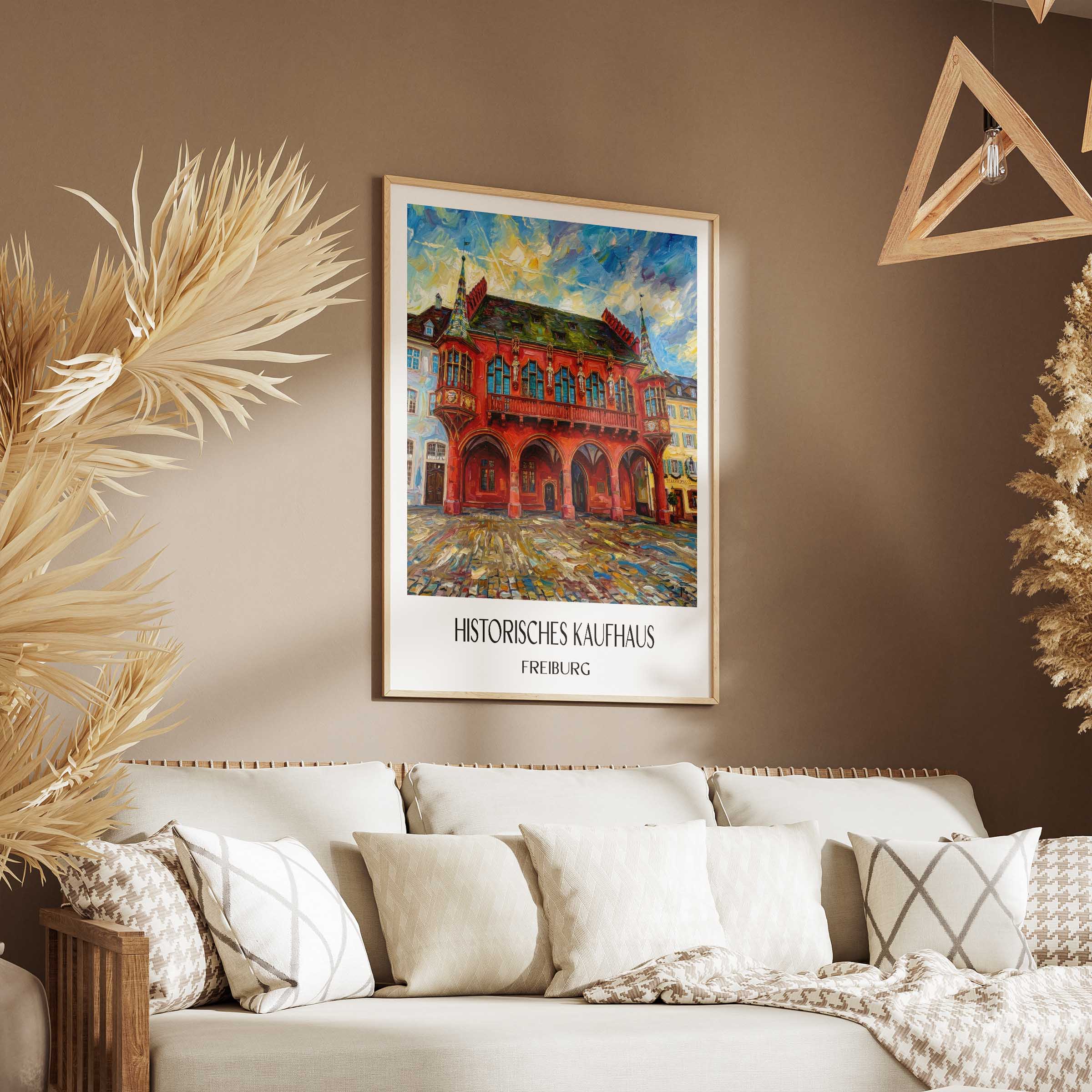 historisches-kaufhaus-freiburg-deutschland-poster-oil-painting-oelgemaelde