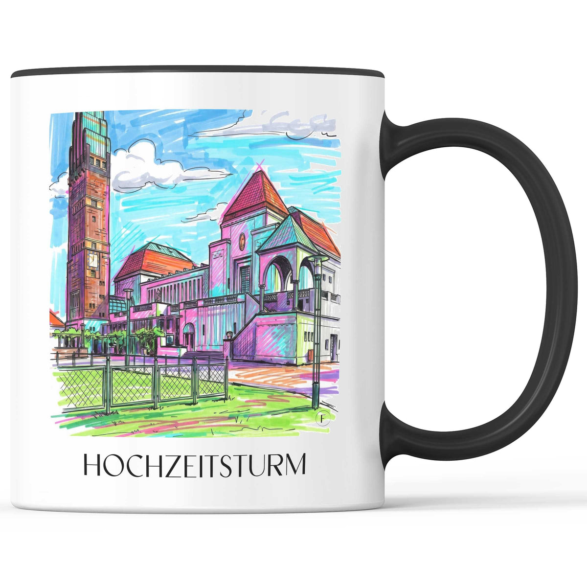 hochzeitsturm-darmstadt-deutschland-kaffeebecher-graffiti