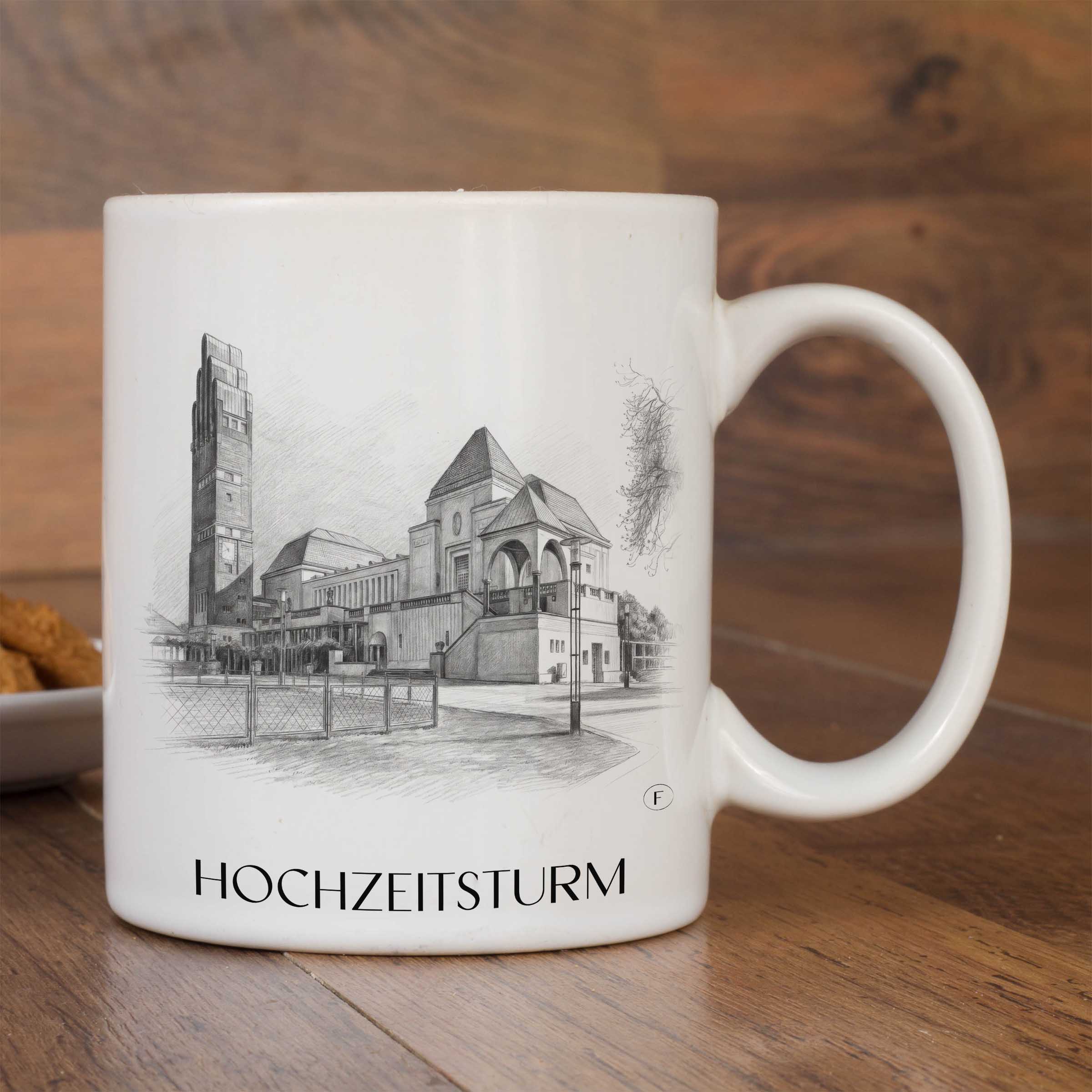 hochzeitsturm-darmstadt-deutschland-kaffeebecher-bleistift-zeichnung-drawing