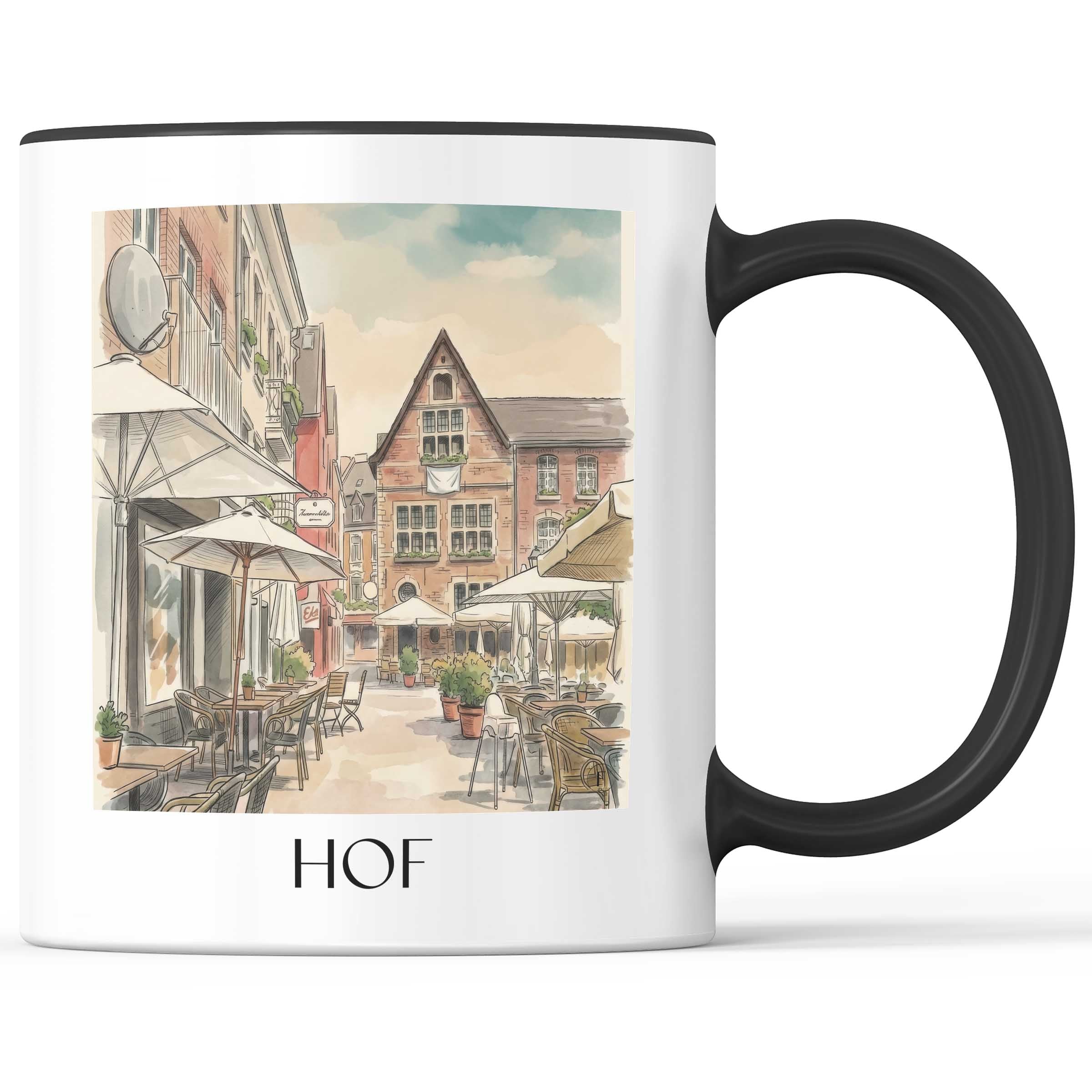 hof-aachen-deutschland-kaffeebecher-aquarell