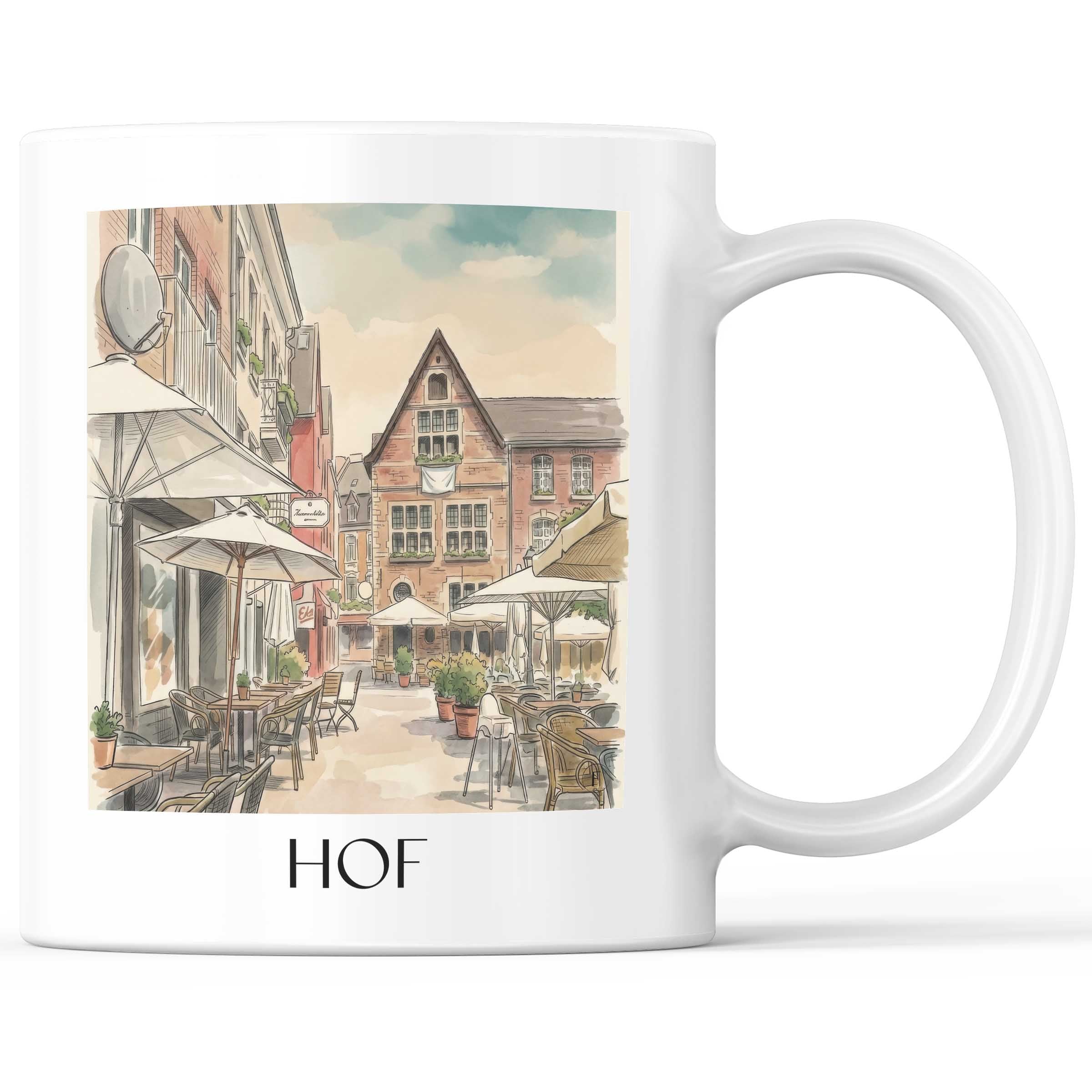 hof-aachen-deutschland-kaffeebecher-aquarell