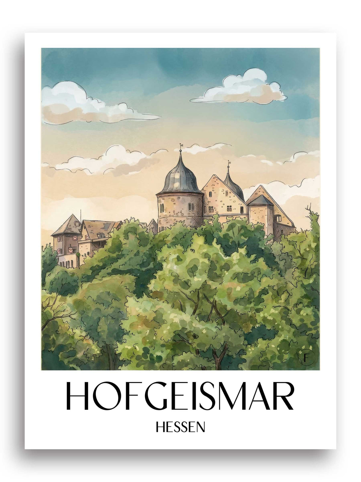 hofgeismar-hessen-deutschland-poster-aquarell
