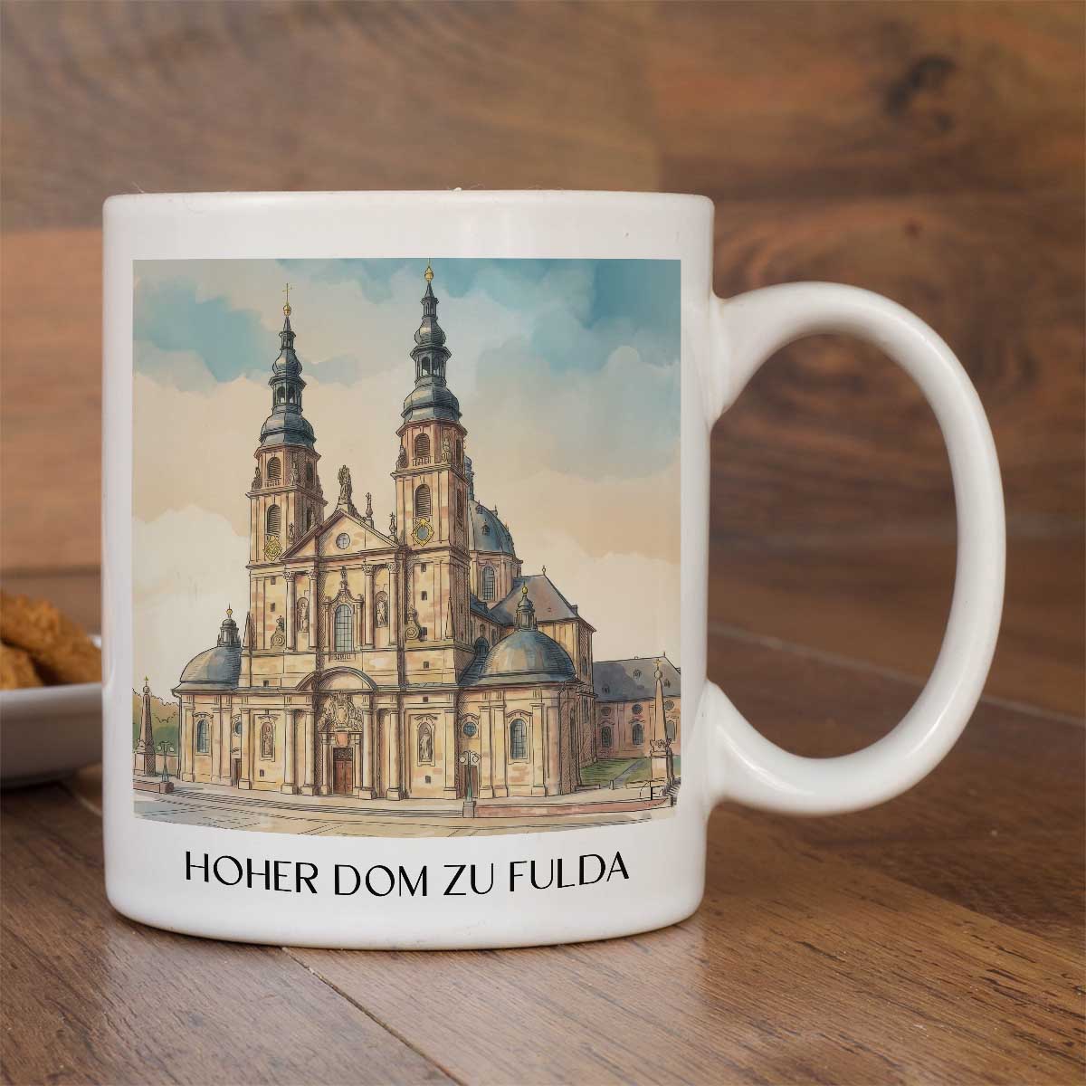 hoher-dom-fulda-deutschland-kaffeebecher-aquarell