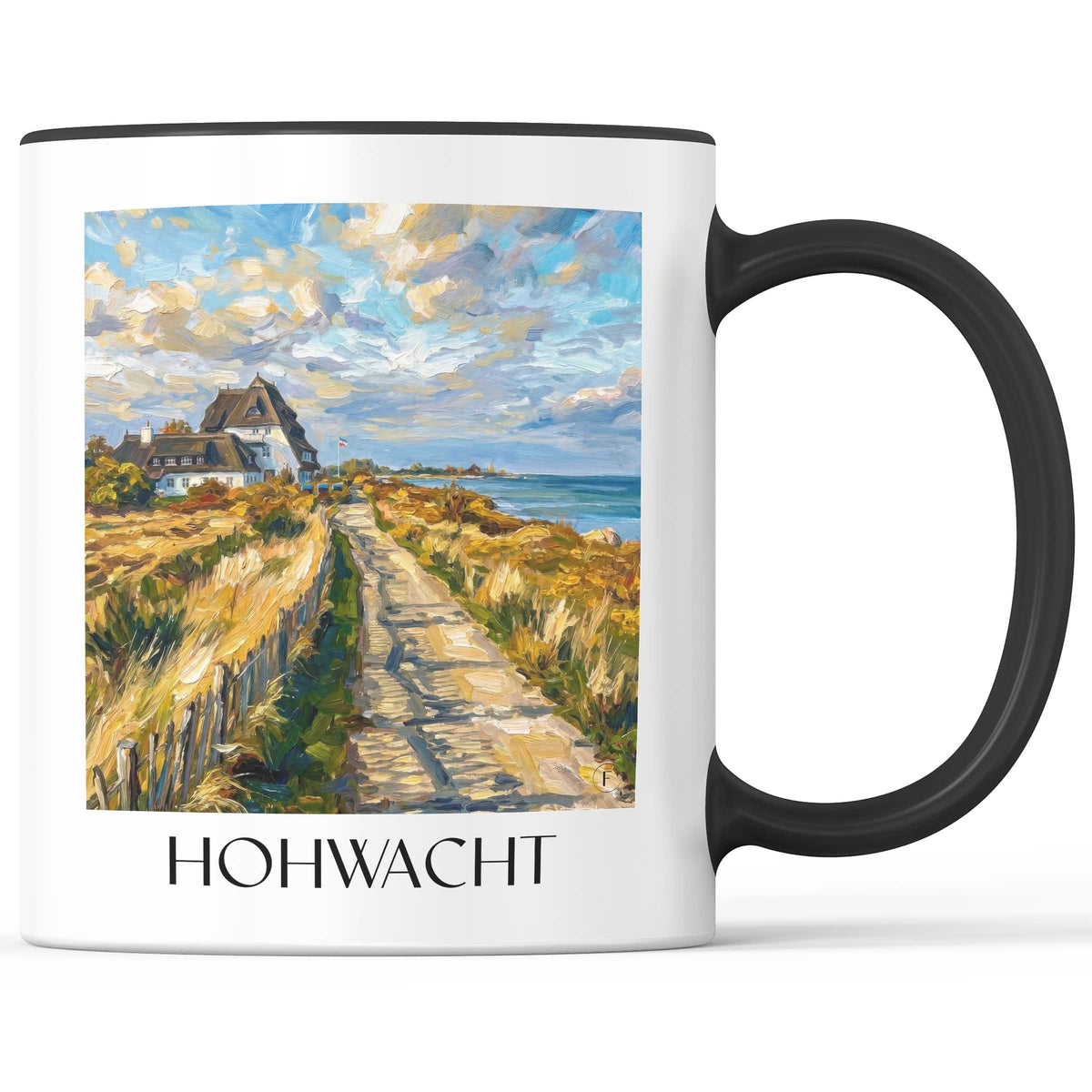 hohwacht-holstein-deutschland-kaffeebecher-oil-painting-oelgemaelde