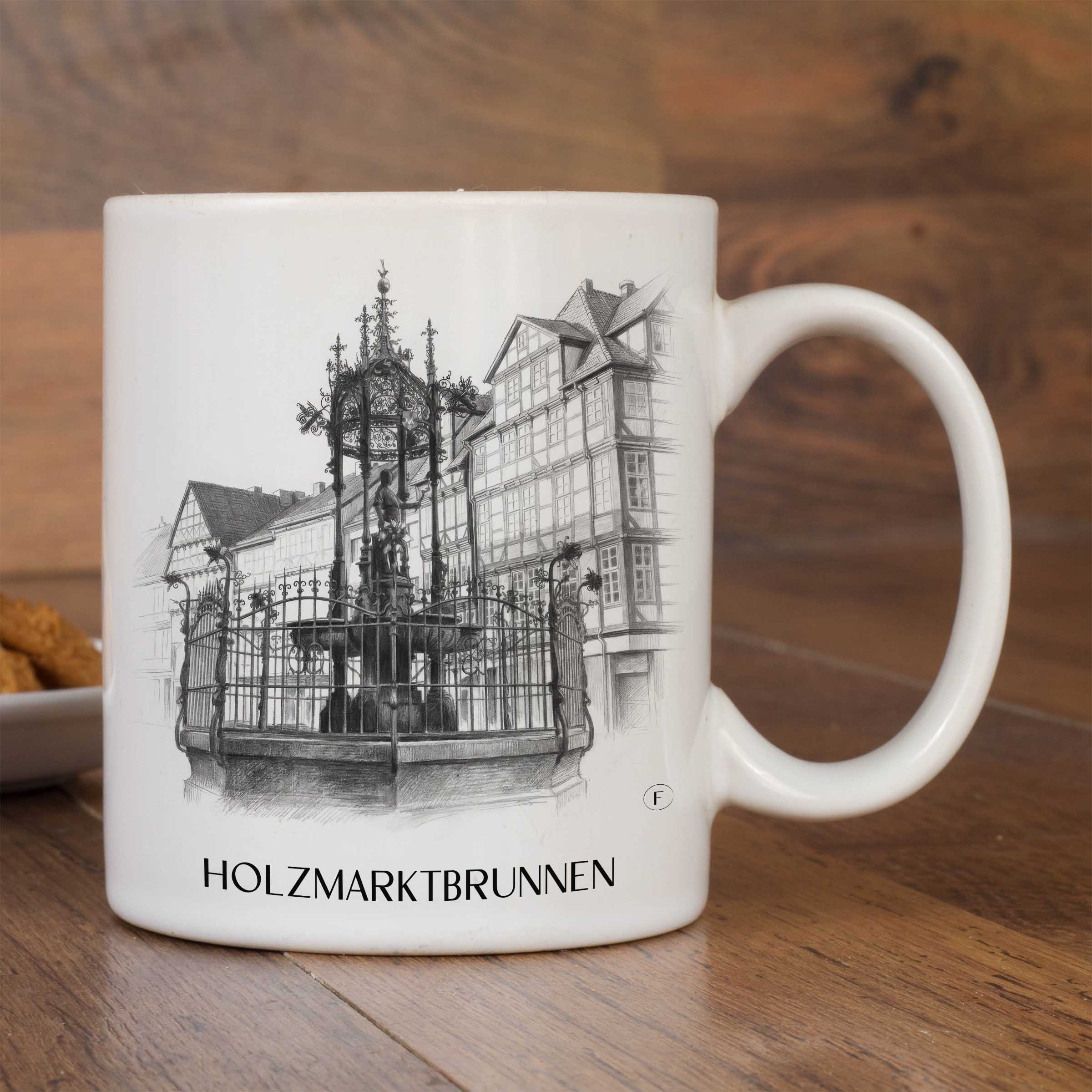 holzmarktbrunnen-hannover-deutschland-kaffeebecher-bleistift-zeichnung-drawing