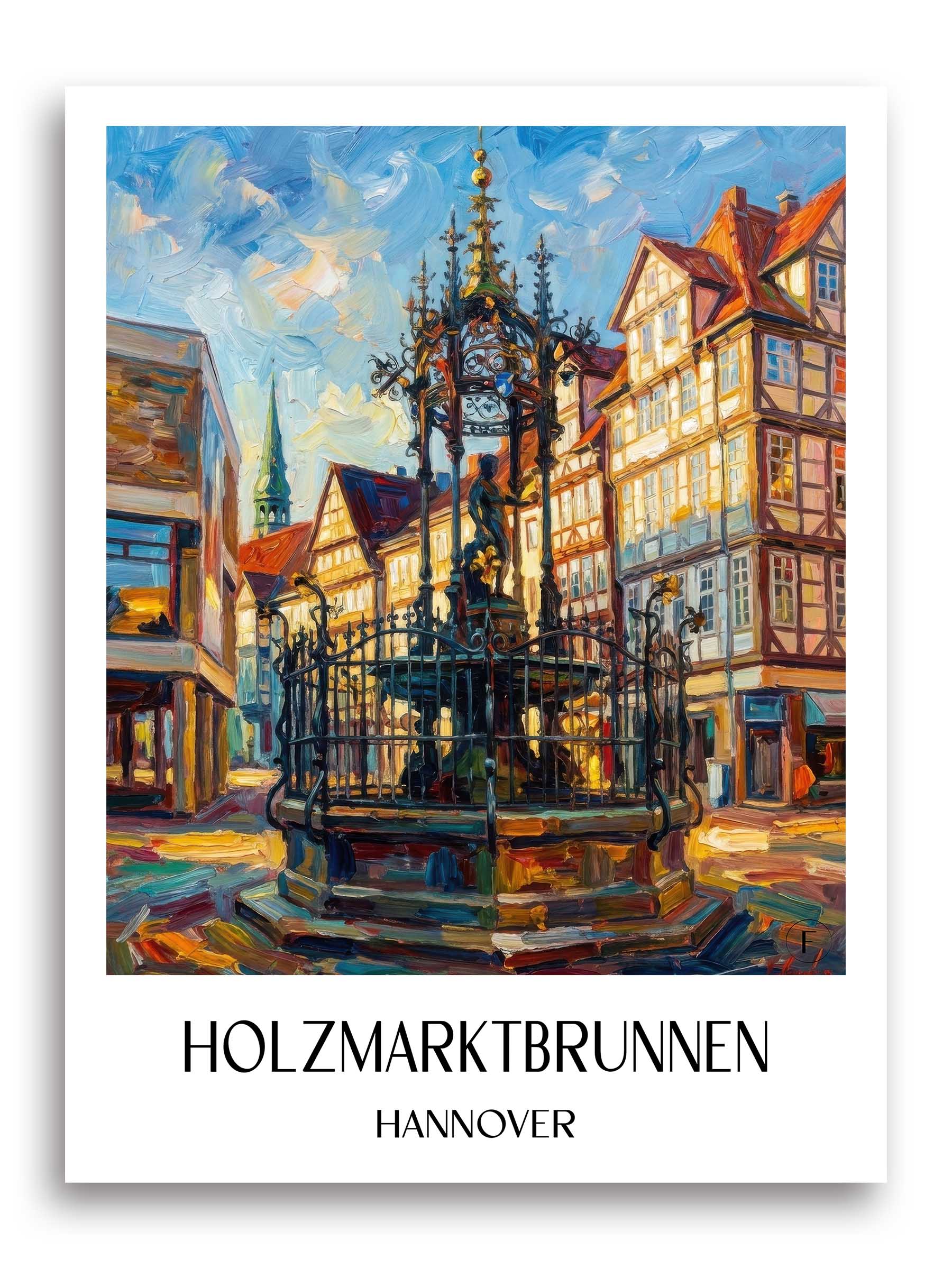 holzmarktbrunnen-hannover-deutschland-poster-oil-painting-oelgemaelde
