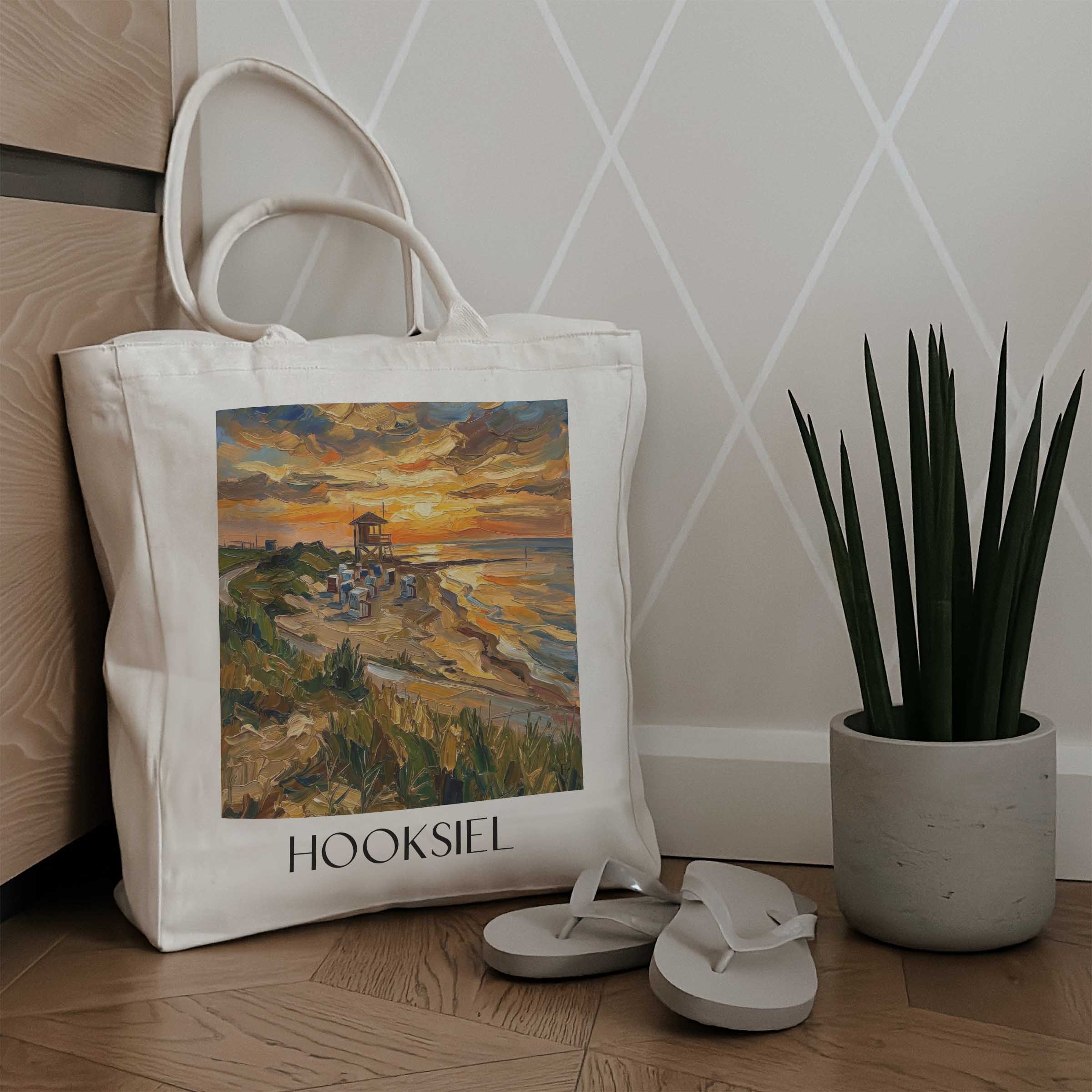 hooksiel-ostfriesland-deutschland-einkaufstasche-oil-painting-oelgemaelde