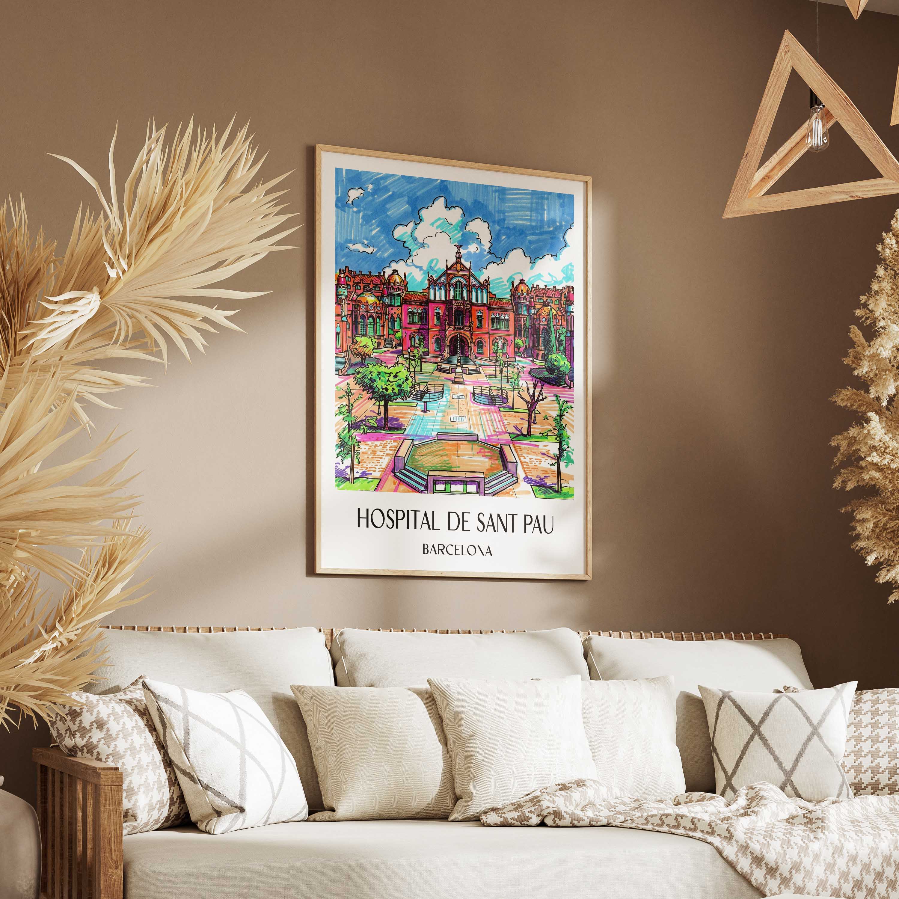 hospital-de-sant-pau-barcelona-spanien-poster-graffiti
