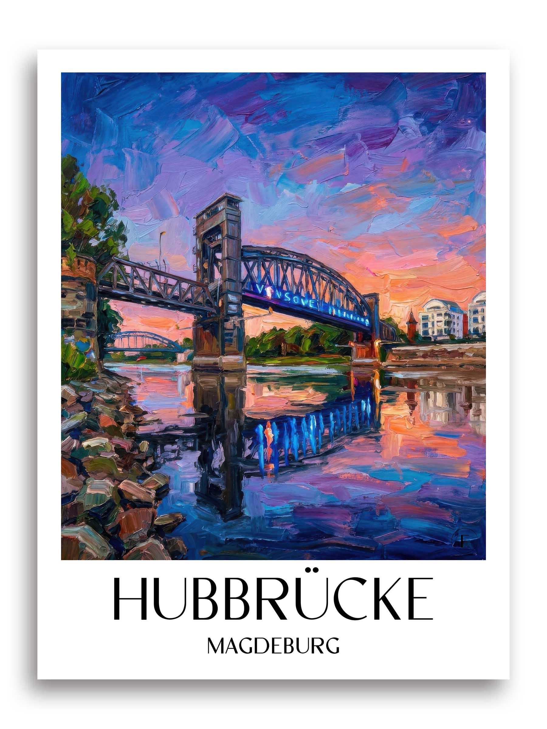 hubbrücke-magdeburg-deutschland-poster-oil-painting-oelgemaelde
