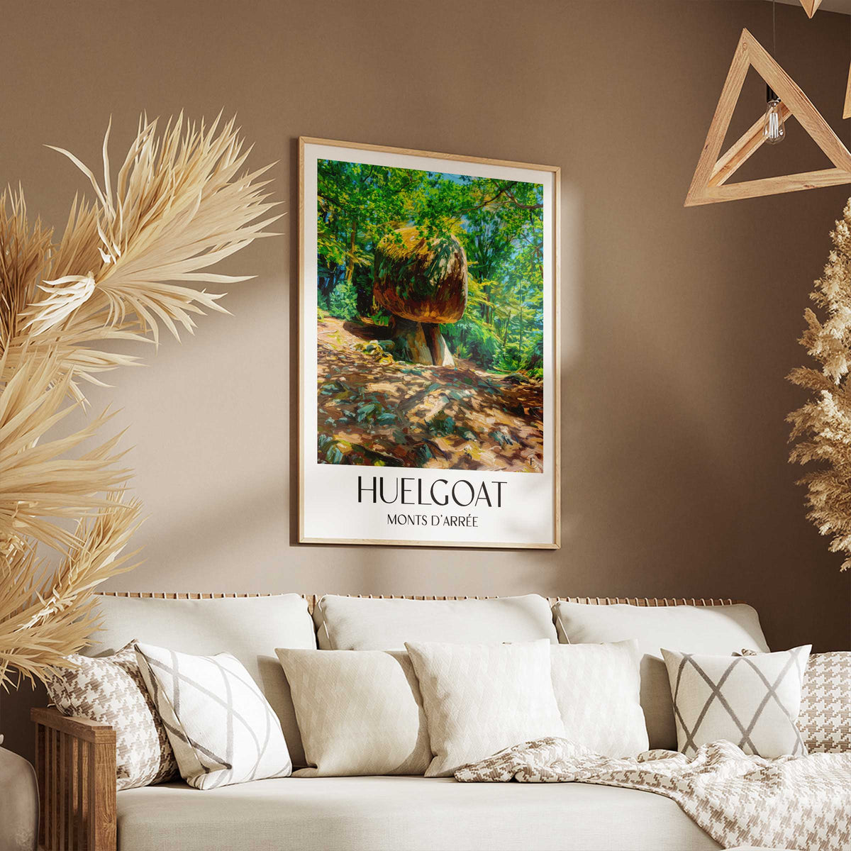 huelgoat-monts-d'arrée-frankreich-poster-oil-painting-oelgemaelde