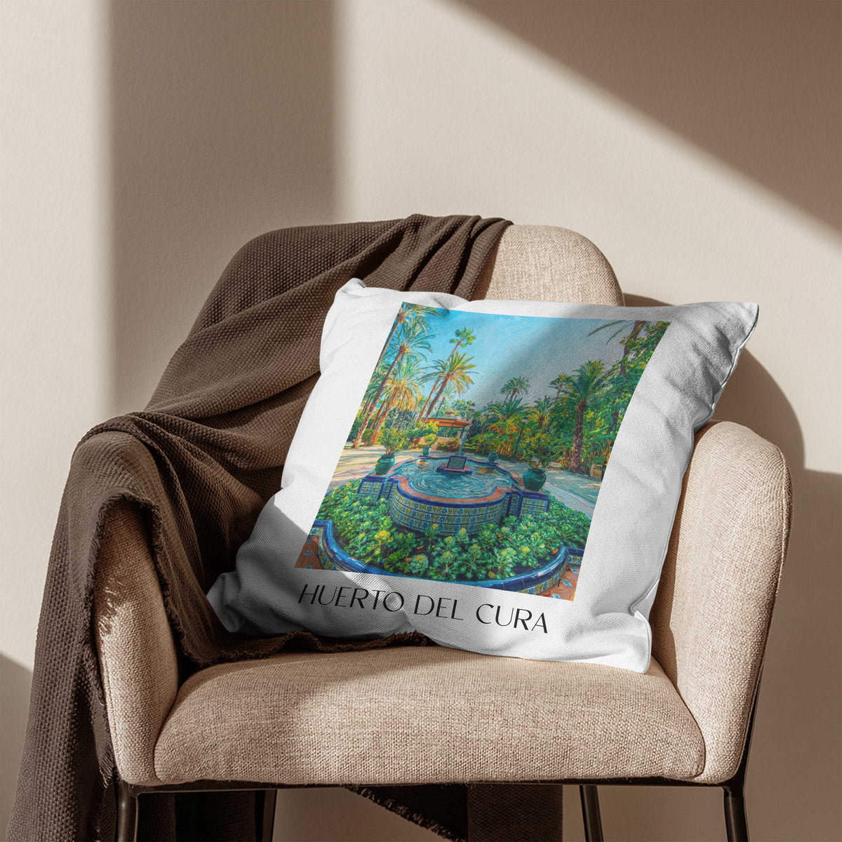 huerto-del-cura-elche-spanien-kissenbezug-oil-painting-oelgemaelde