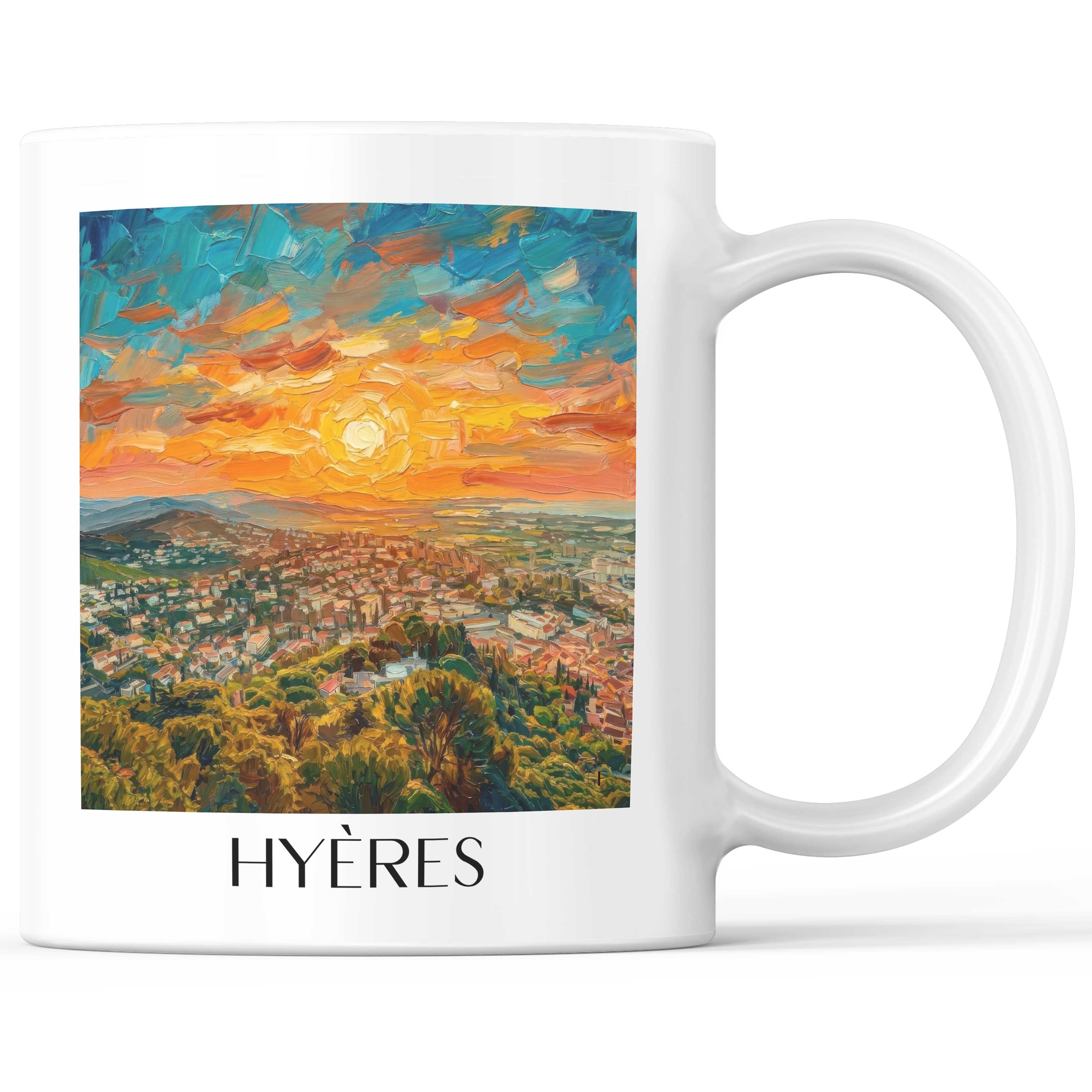 hyères-côte-d´azur-frankreich-kaffeebecher-oil-painting-oelgemaelde