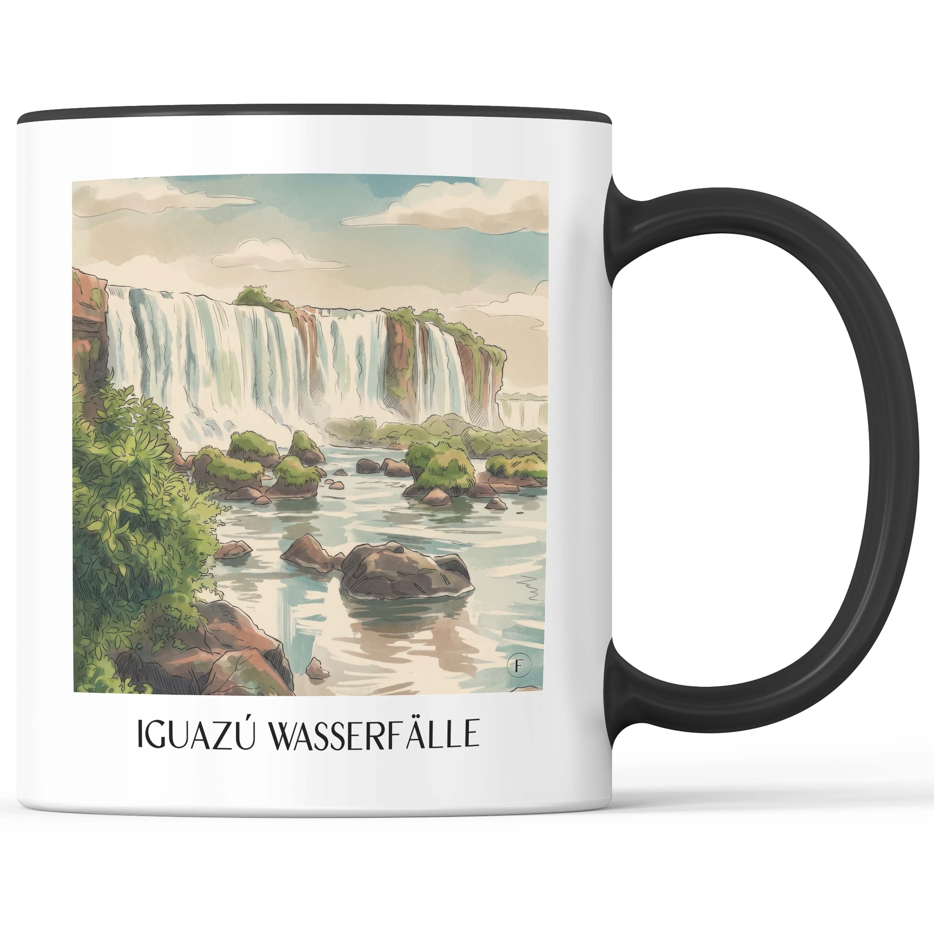iguazú-wasserfälle-kaffeebecher-aquarell