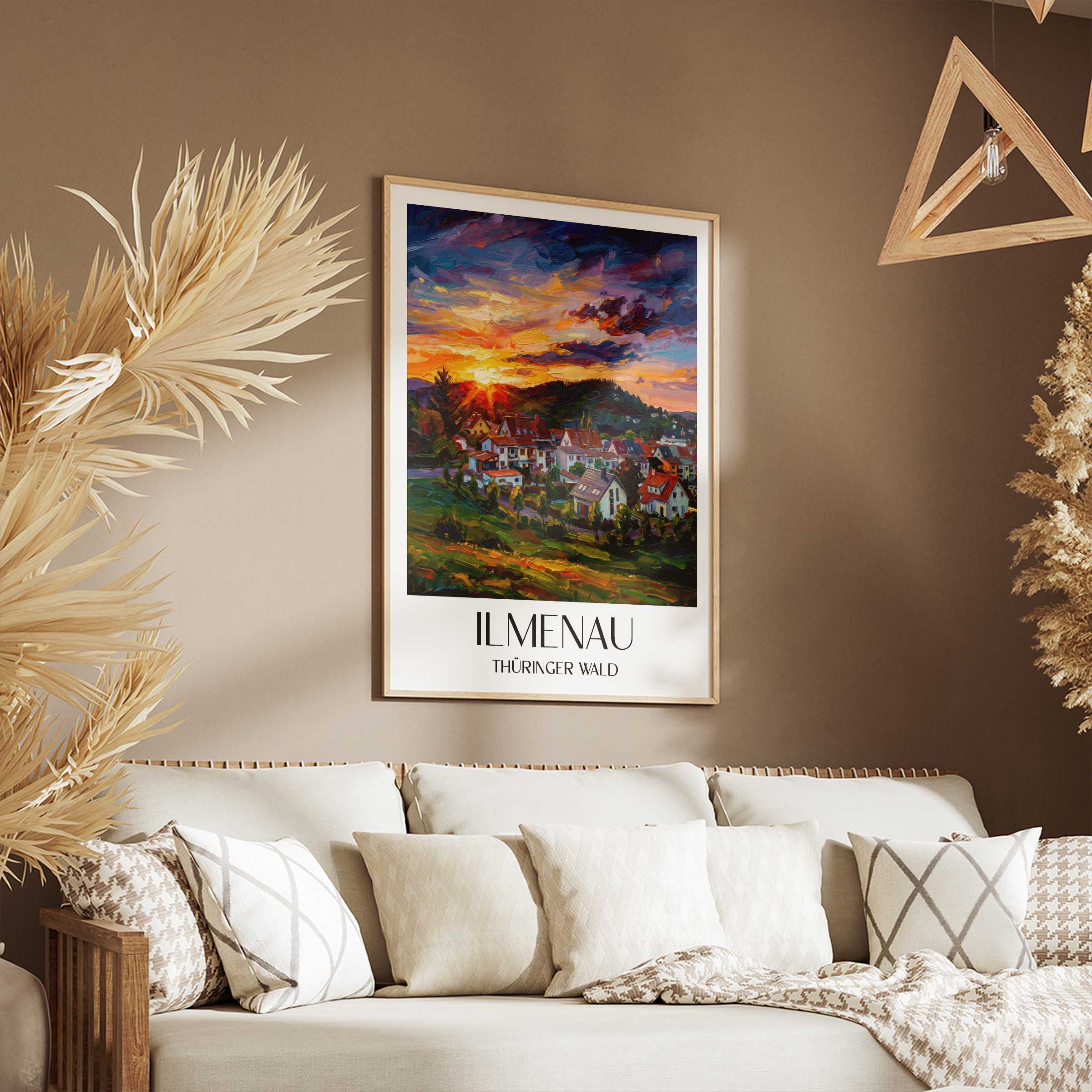 ilmenau-thüringer-wald-deutschland-poster-oil-painting-oelgemaelde