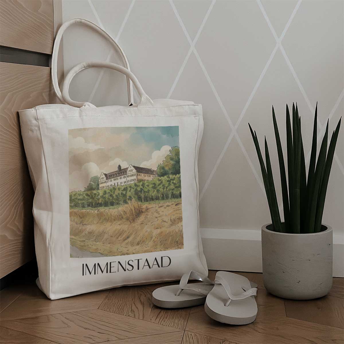 immenstaad-bodensee-deutschland-einkaufstasche-aquarell